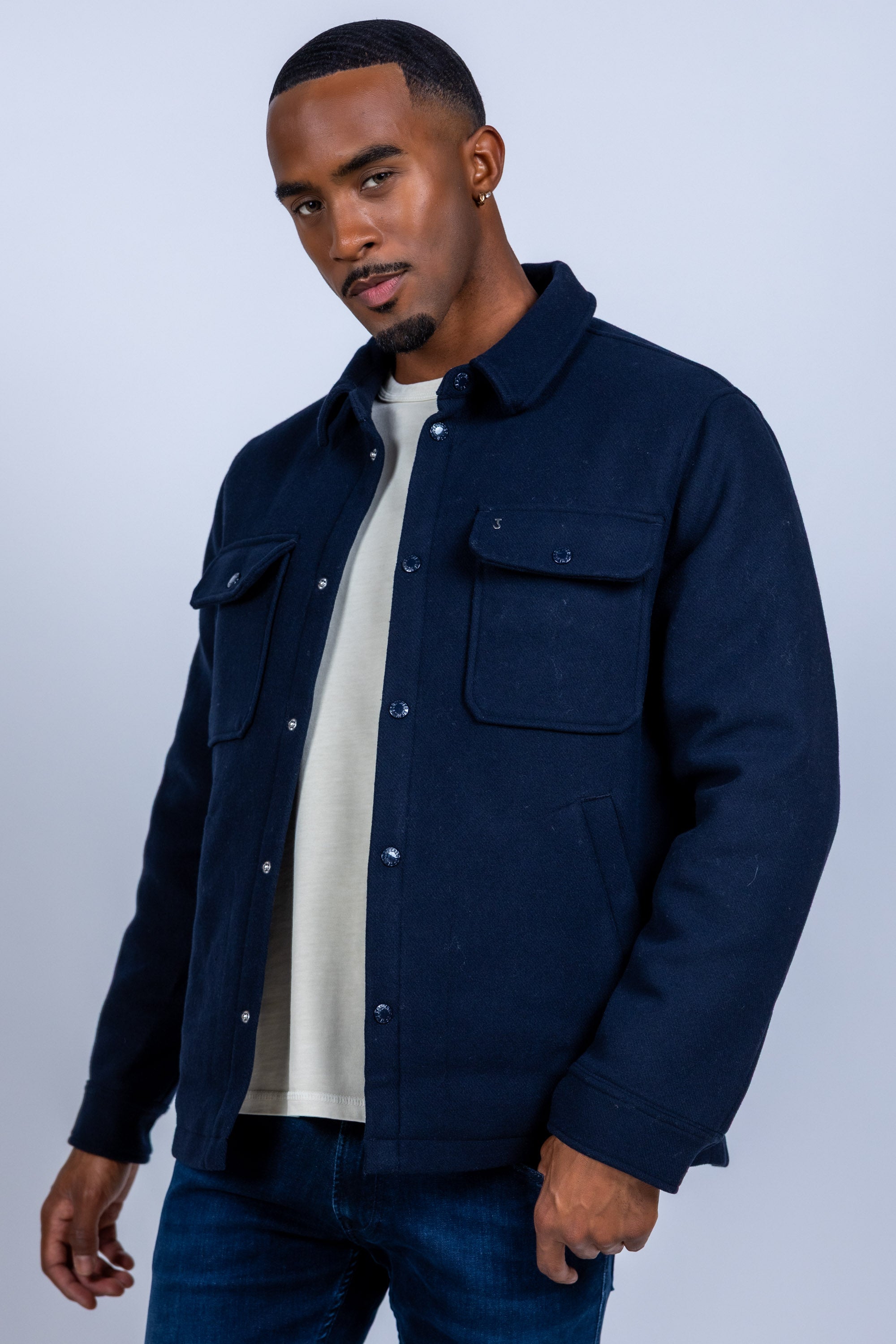 Jasje met knopen - Marine