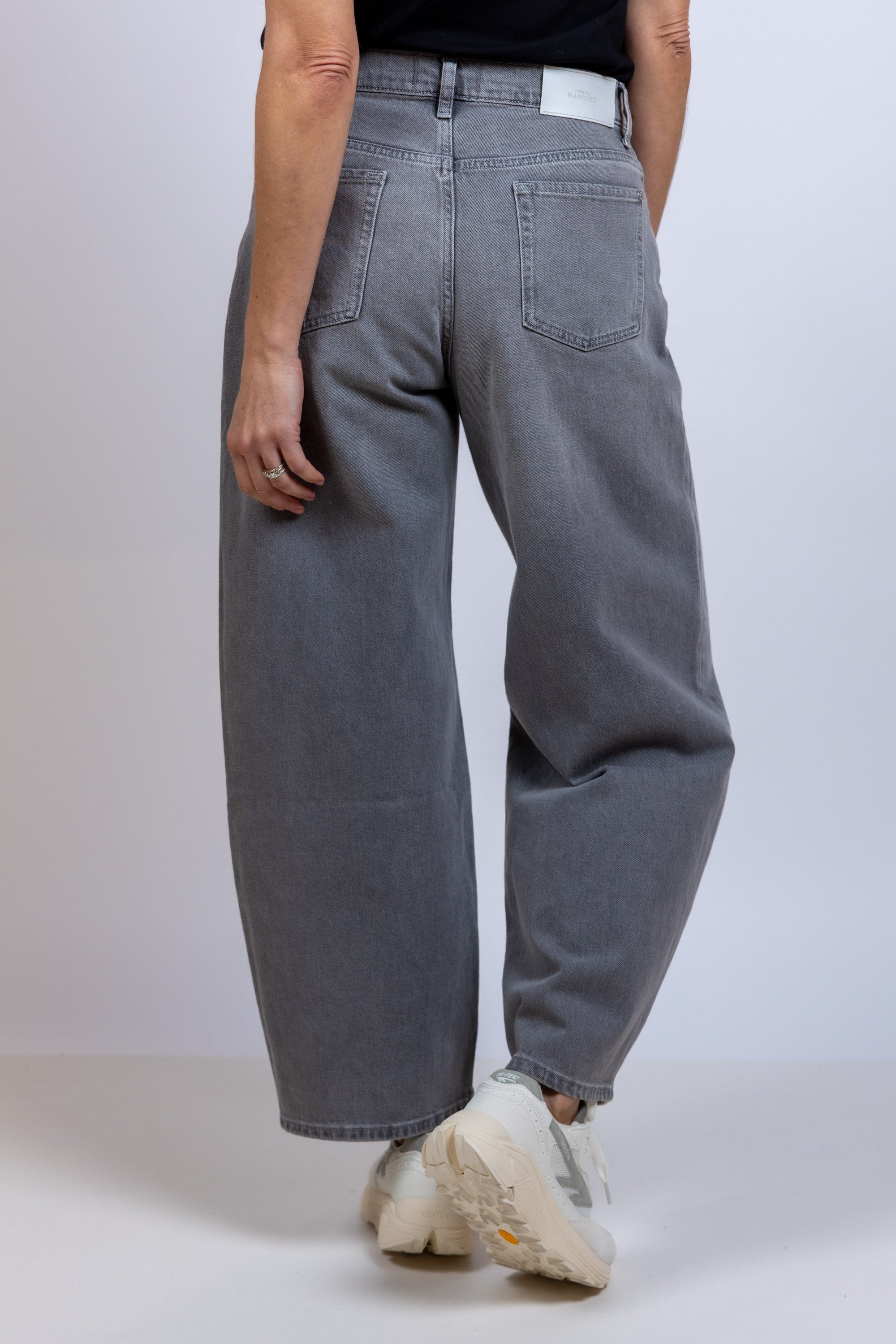 Jeans met balloonfit - Grijsdenim