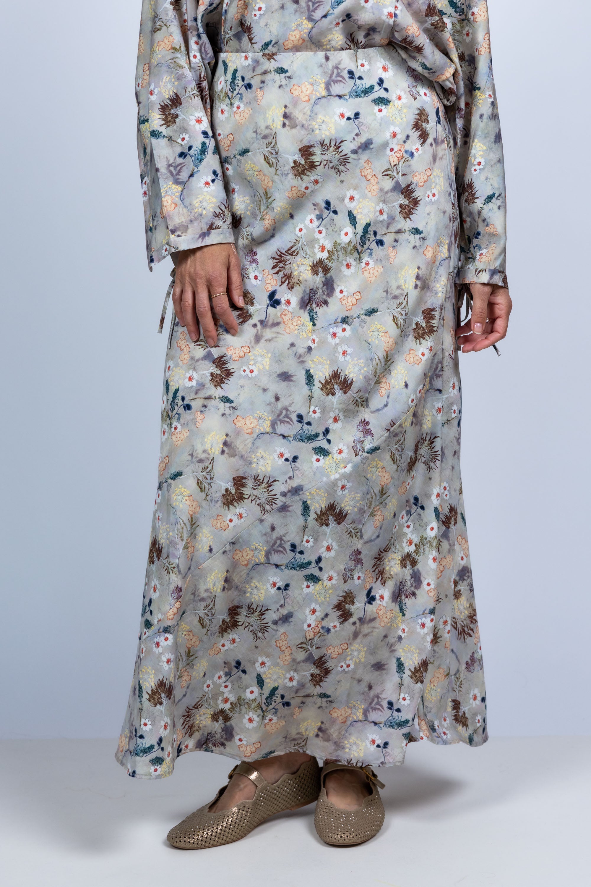 Rok met bloemenprint - Kit