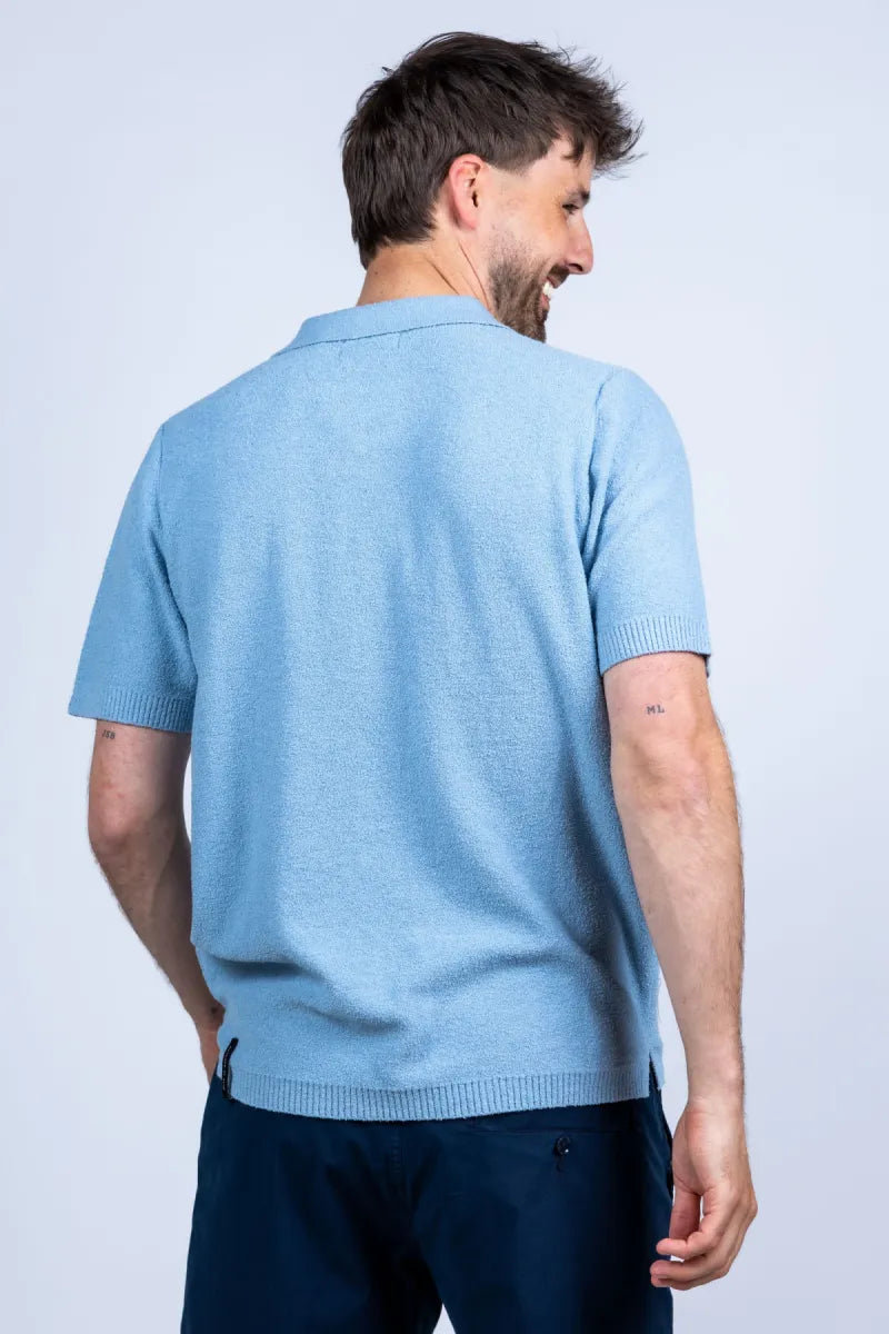 BUTCHER OF BLUE BUTCHER OF BLUE M2616003 Polo met korte mouwen - Bleu