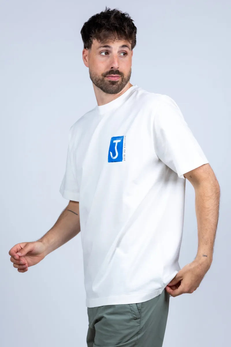 BUTCHER OF BLUE BUTCHER OF BLUE M2613036 T-shirt met print - Wit