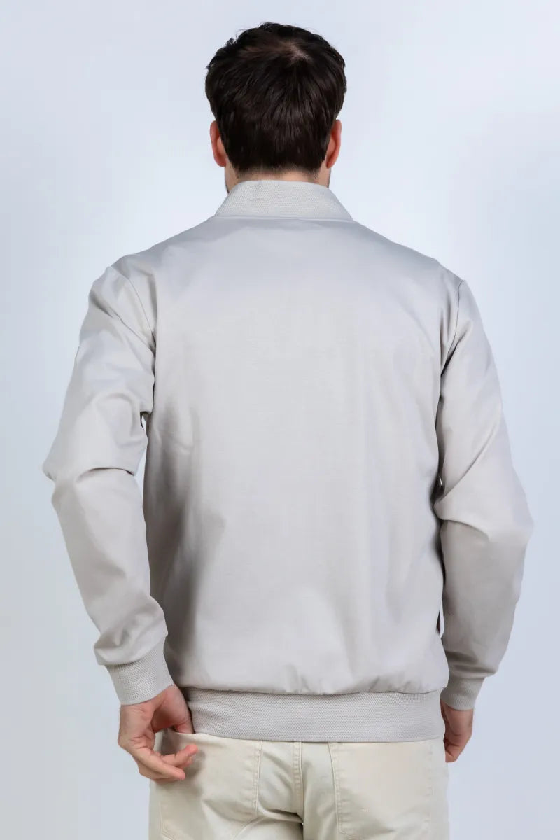 PEOPLE OF SHIBUYA PEOPLE OF SHIBUYA Saku-PF722 Vest met rits - Beige