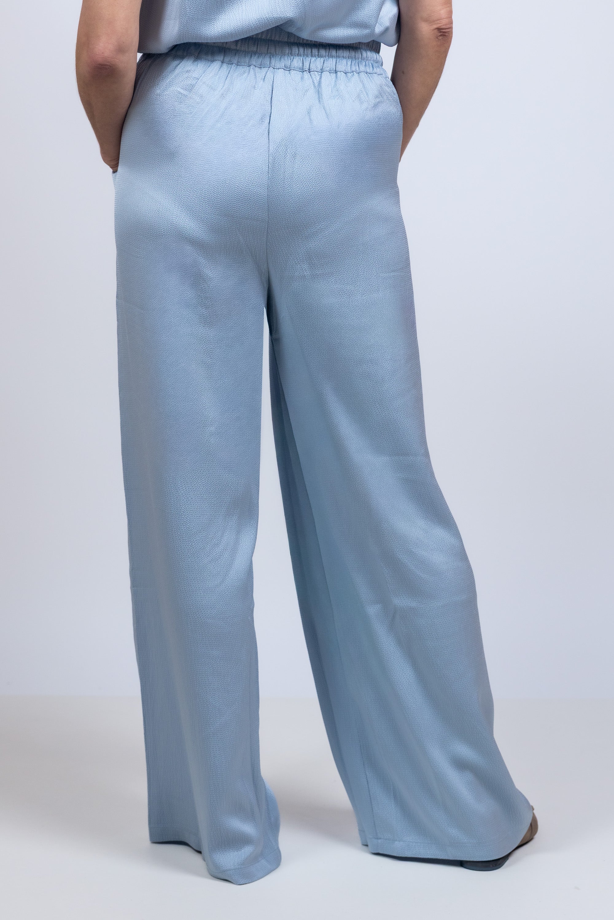 Wijde broek - Bleu