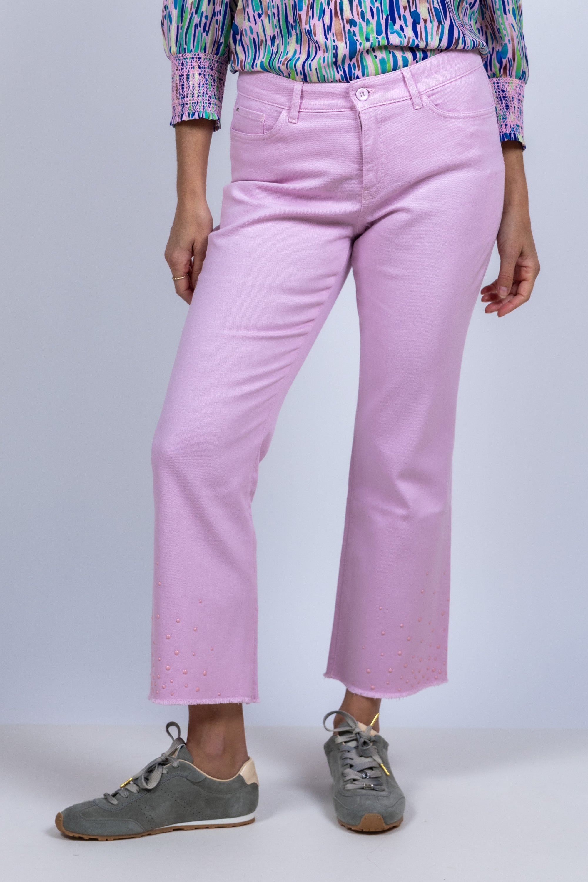 Broek met studs - Roze