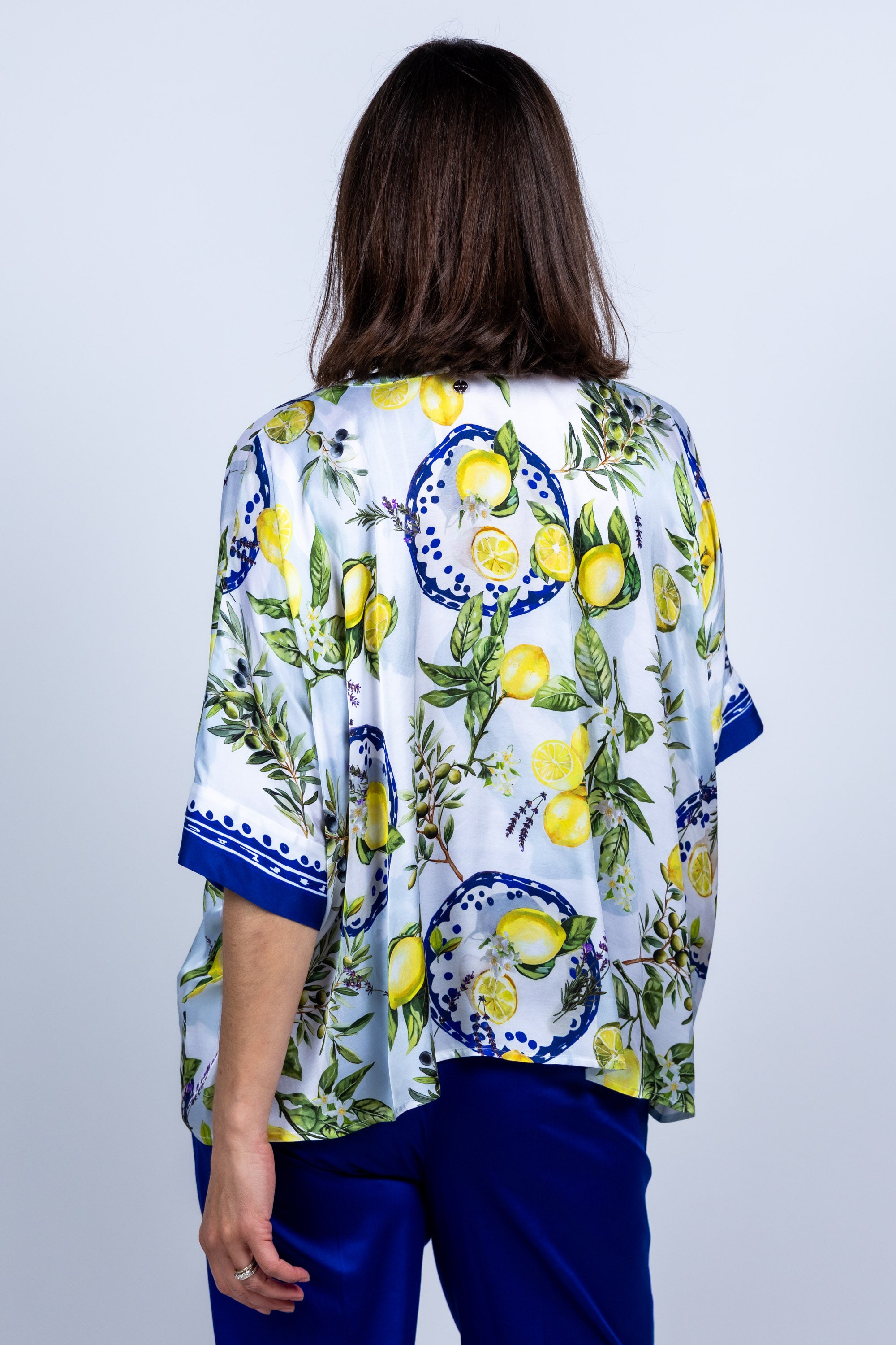 Blouse met print - Wit