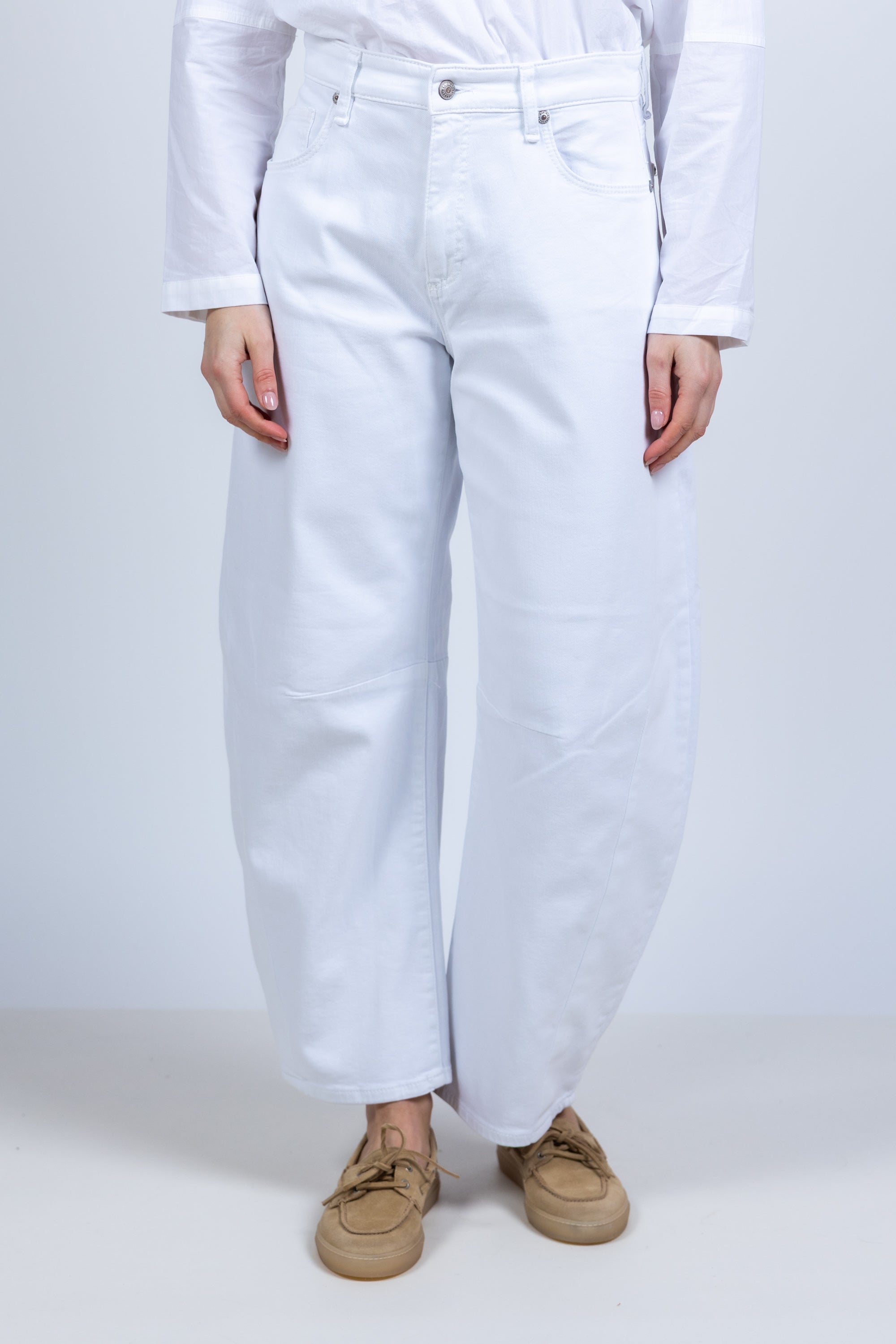 Balloon fit jeans - Wit