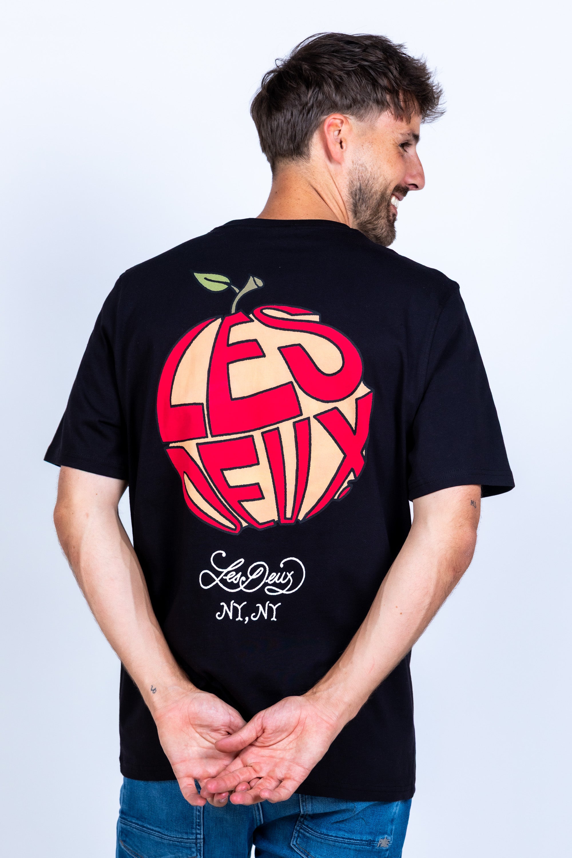 T-shirt met print - Zwart