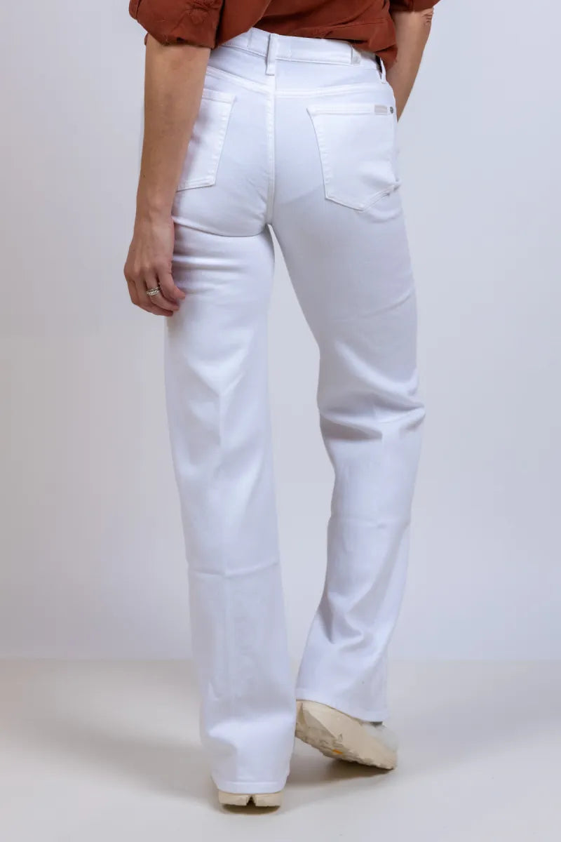 FOR ALL MANKIND FOR ALL MANKIND MODERN DOJO Broek met rechte pijpen - Wit