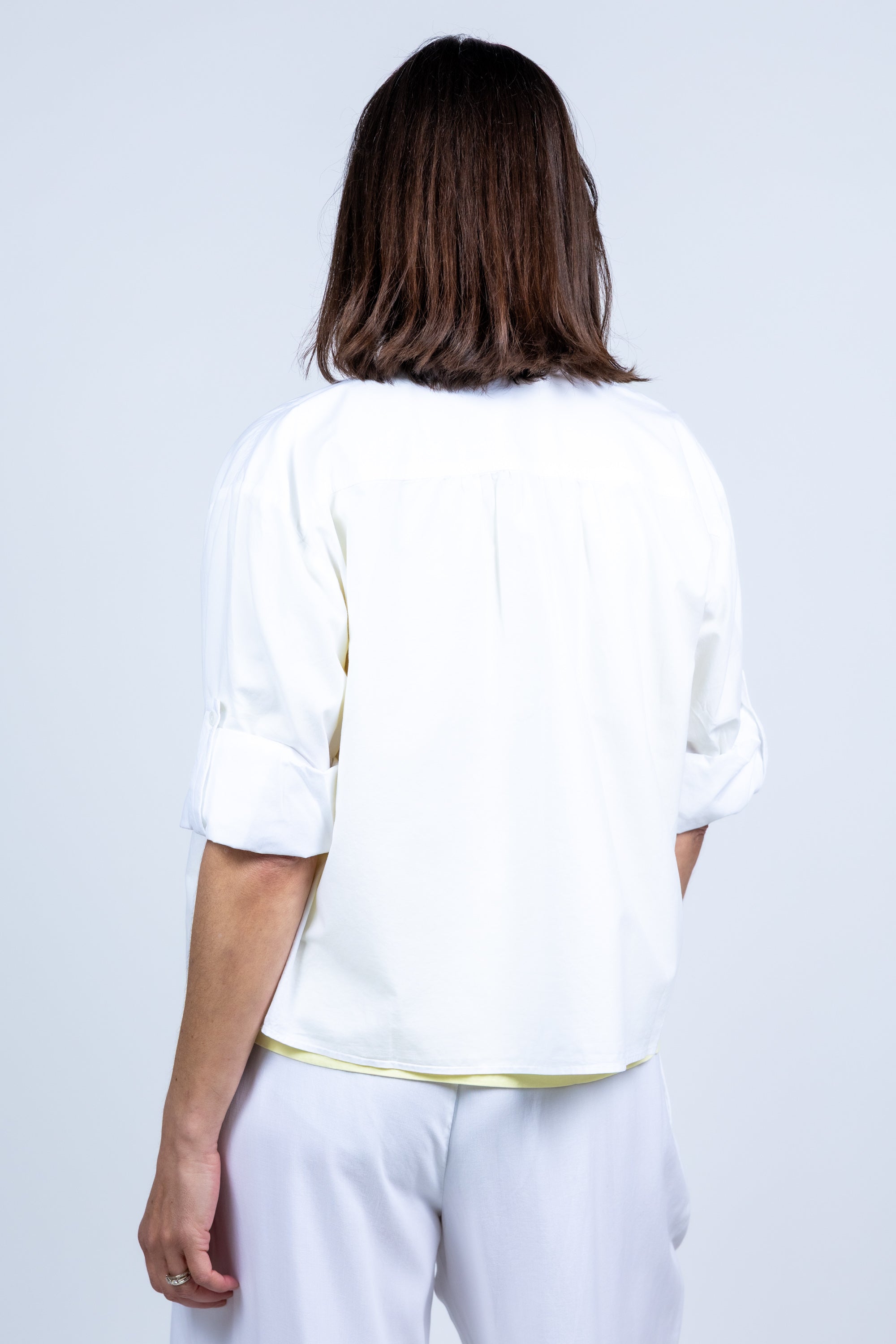 Blouse met knopen - Wit