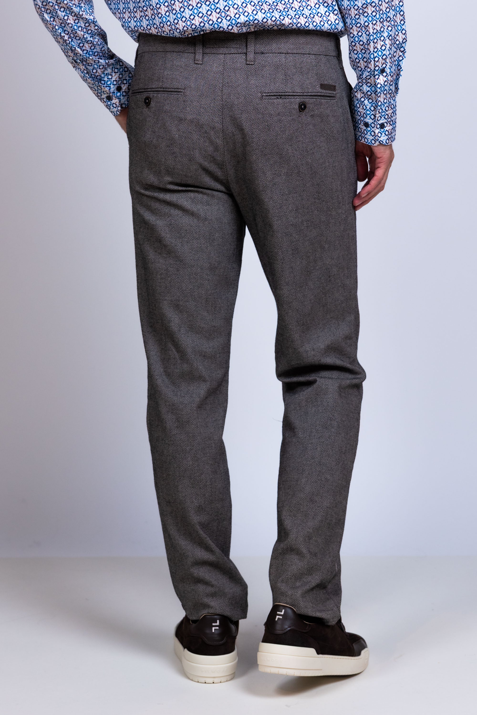 Broek met print - Taupe