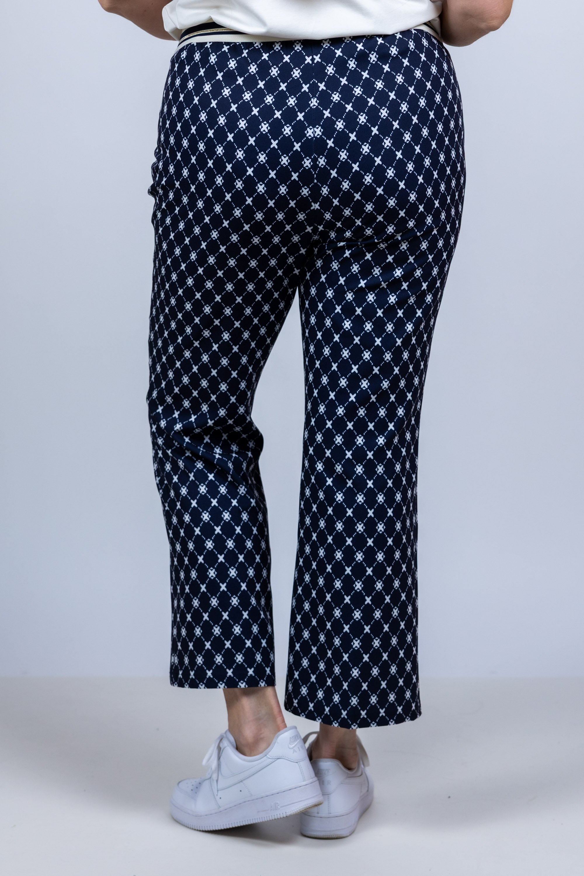 Broek met print - Marine
