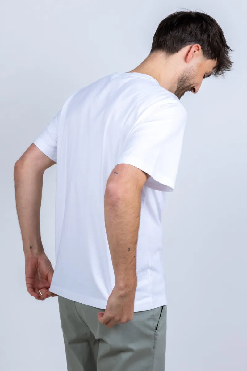 FORET FORET F1022 T-shirt met print - Wit