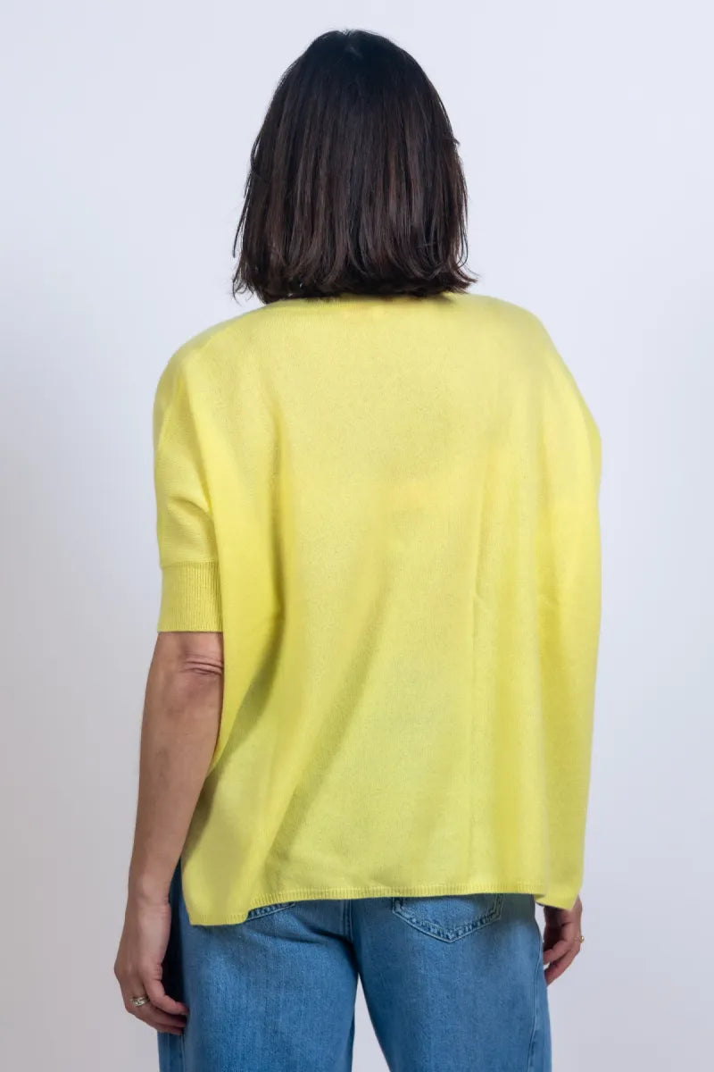 ABSOLUT CASHMERE ABSOLUT CASHMERE KATE Trui met V-hals - Geel