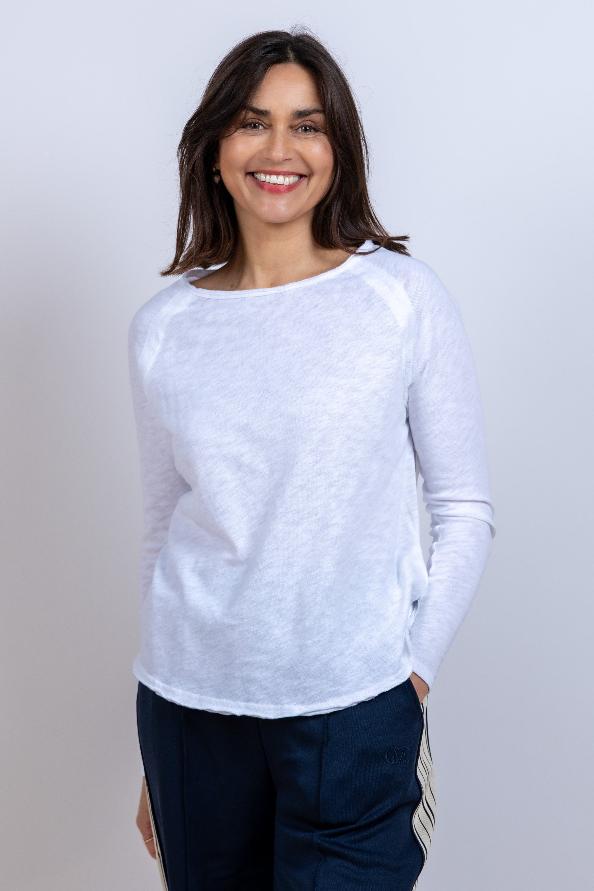 T-shirt met lange mouwen - Wit