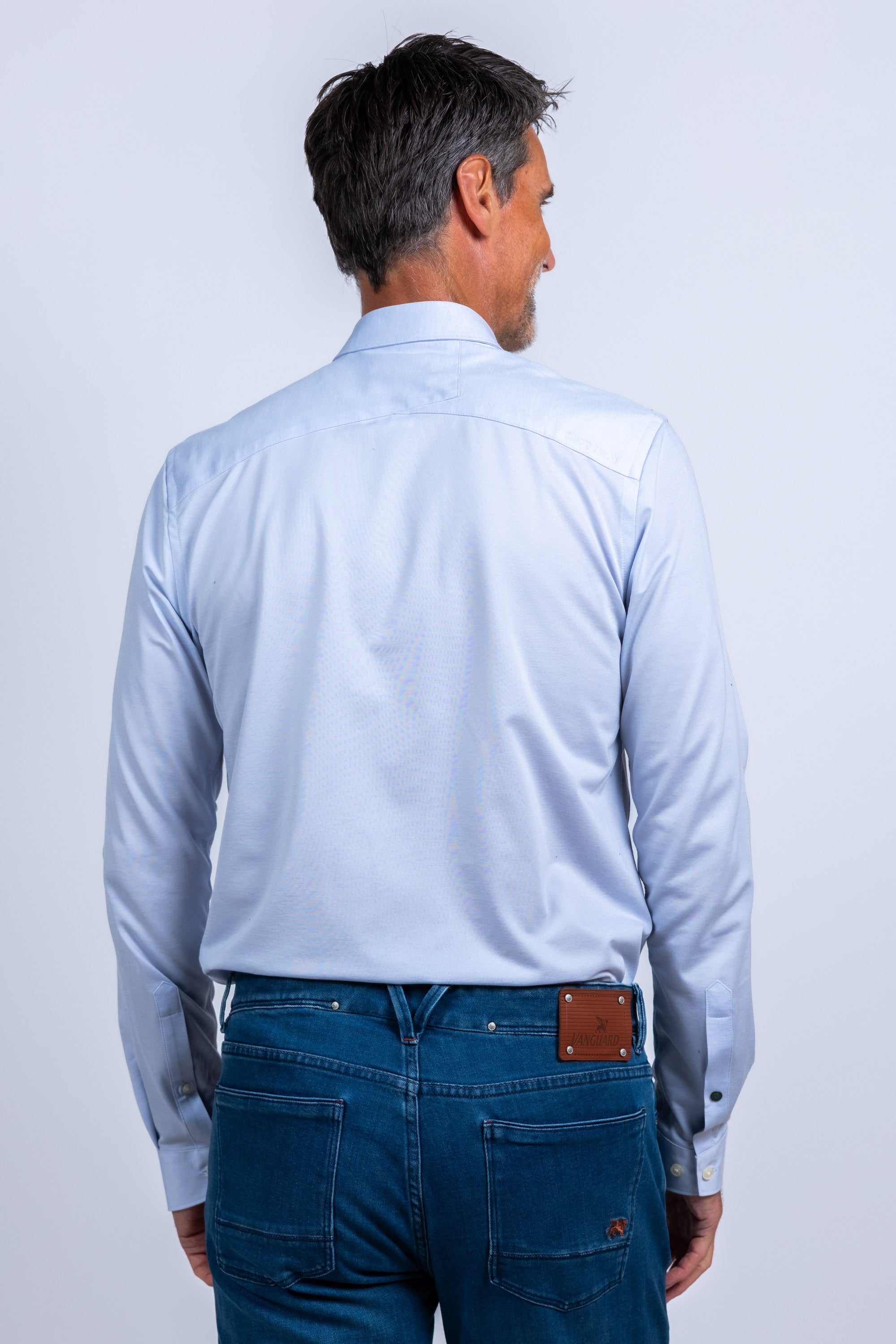 Overhemd met knopen - Bleu