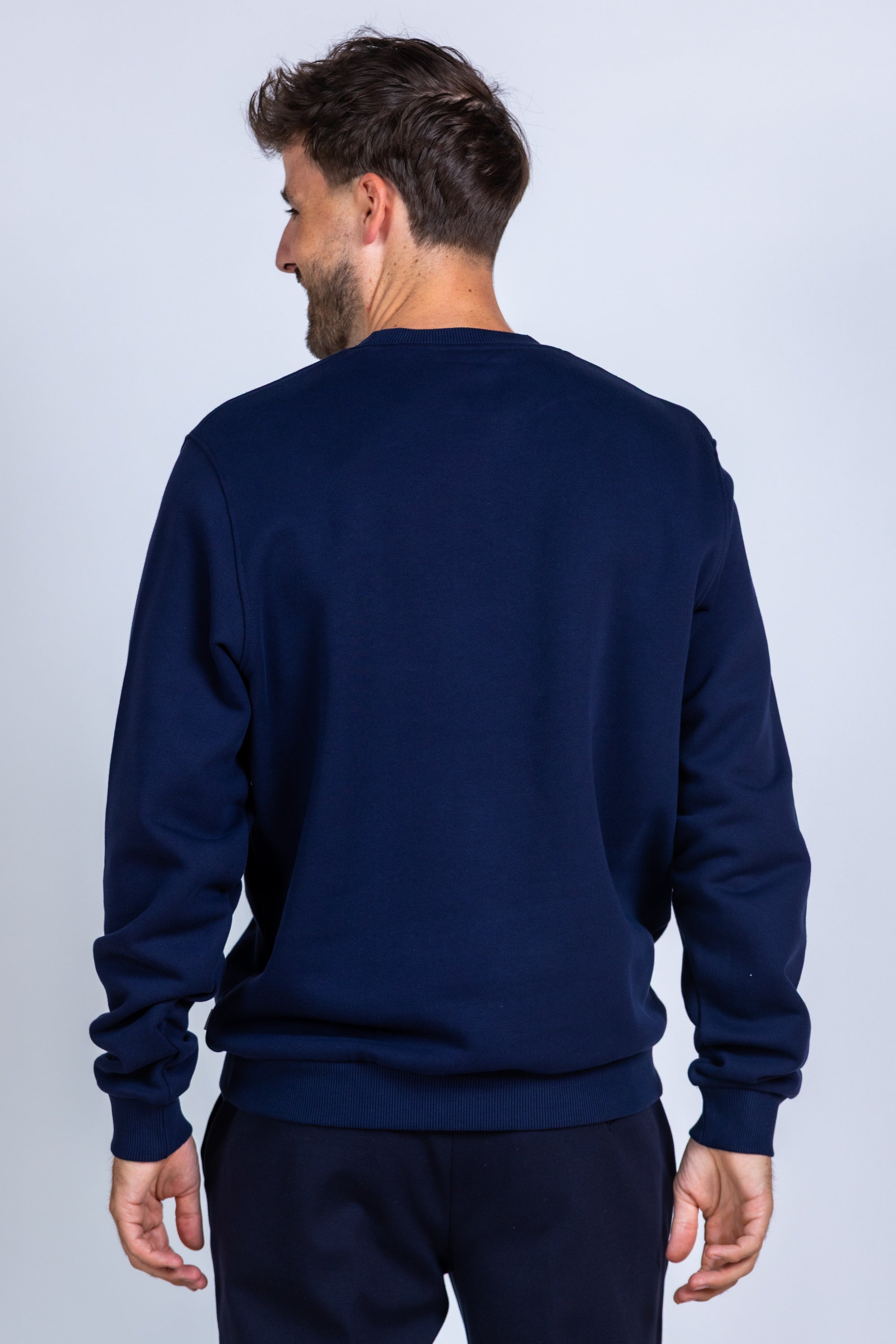 Sweater met print - Marine