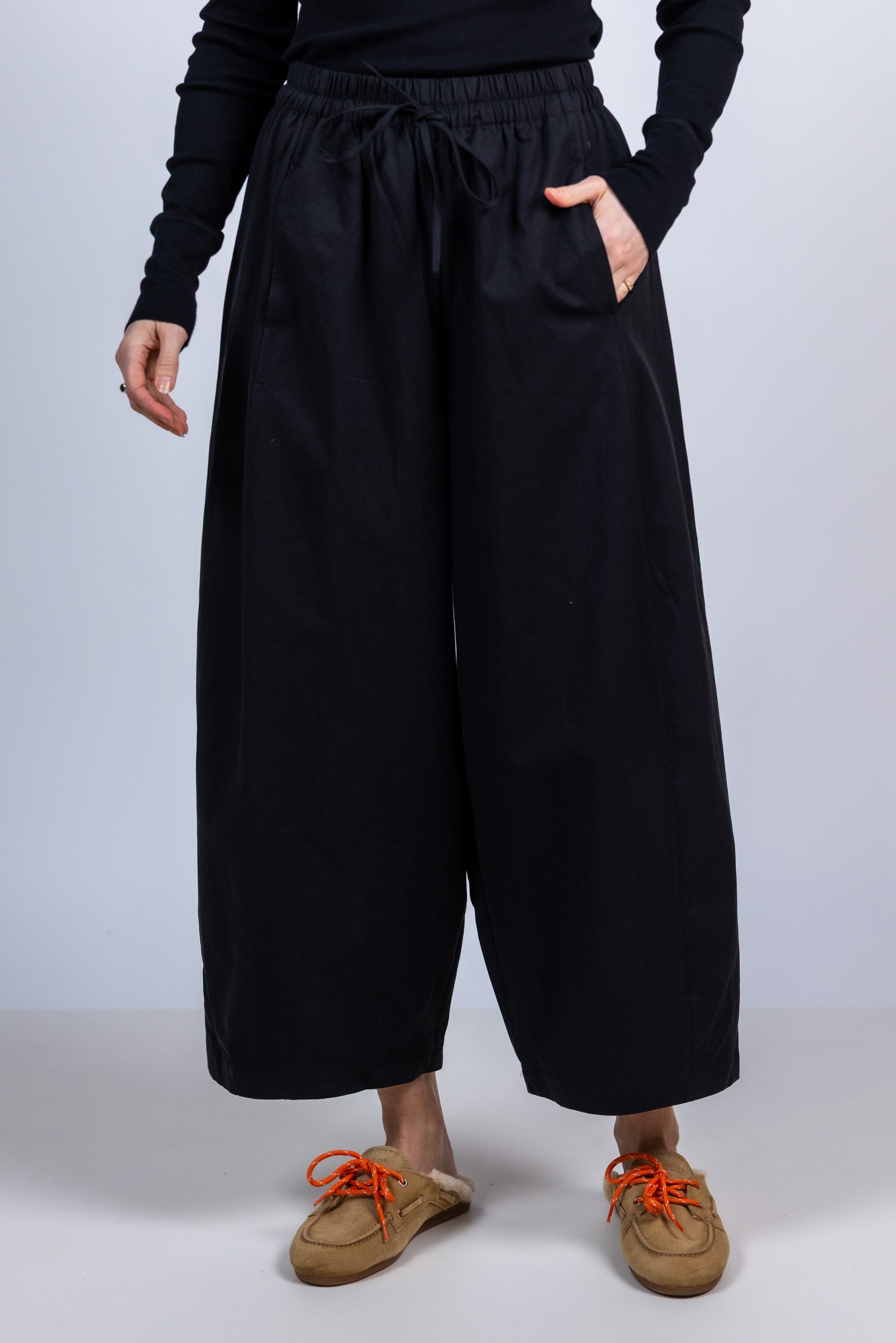 Wijde broek - Zwart