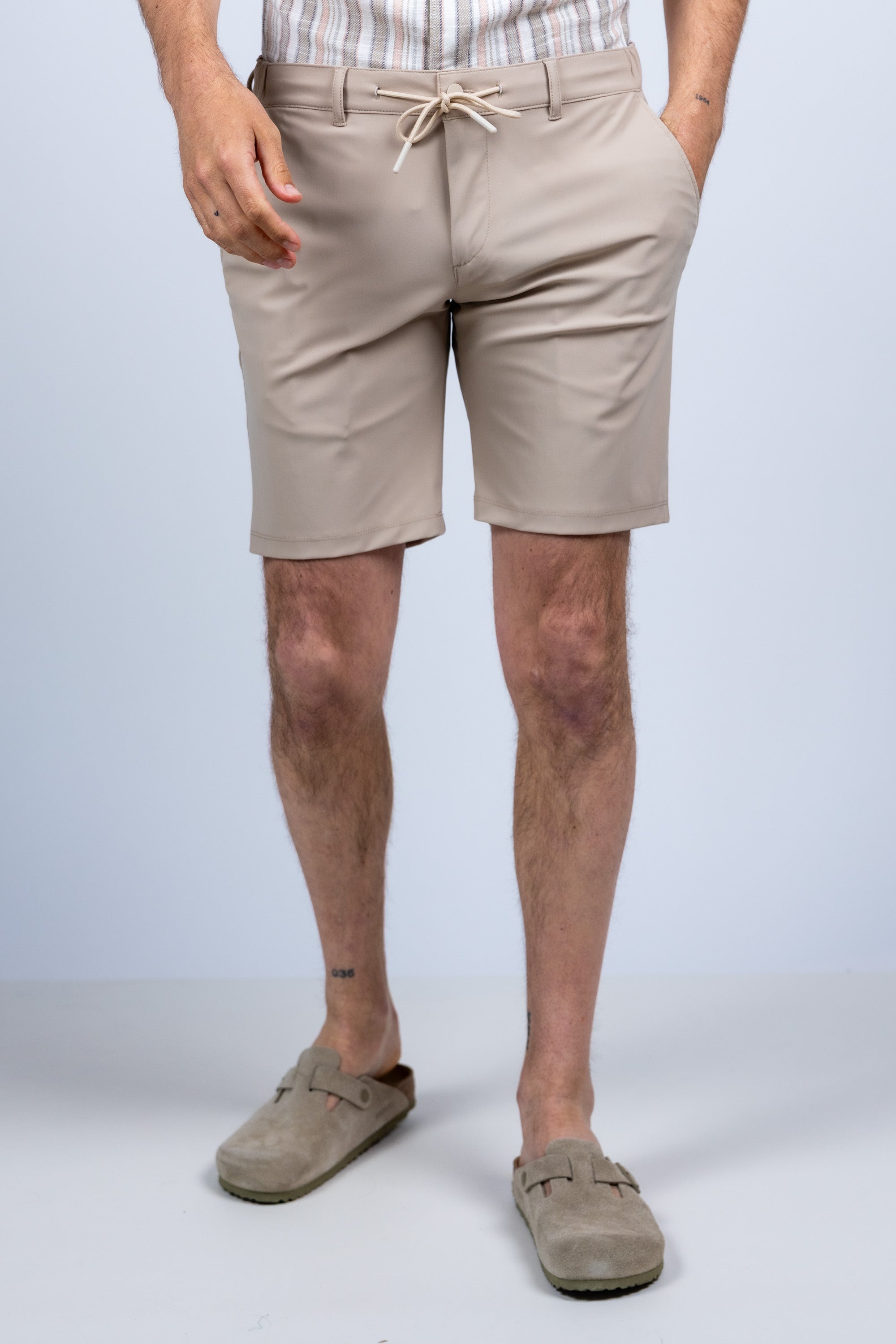 Short met koord - Beige