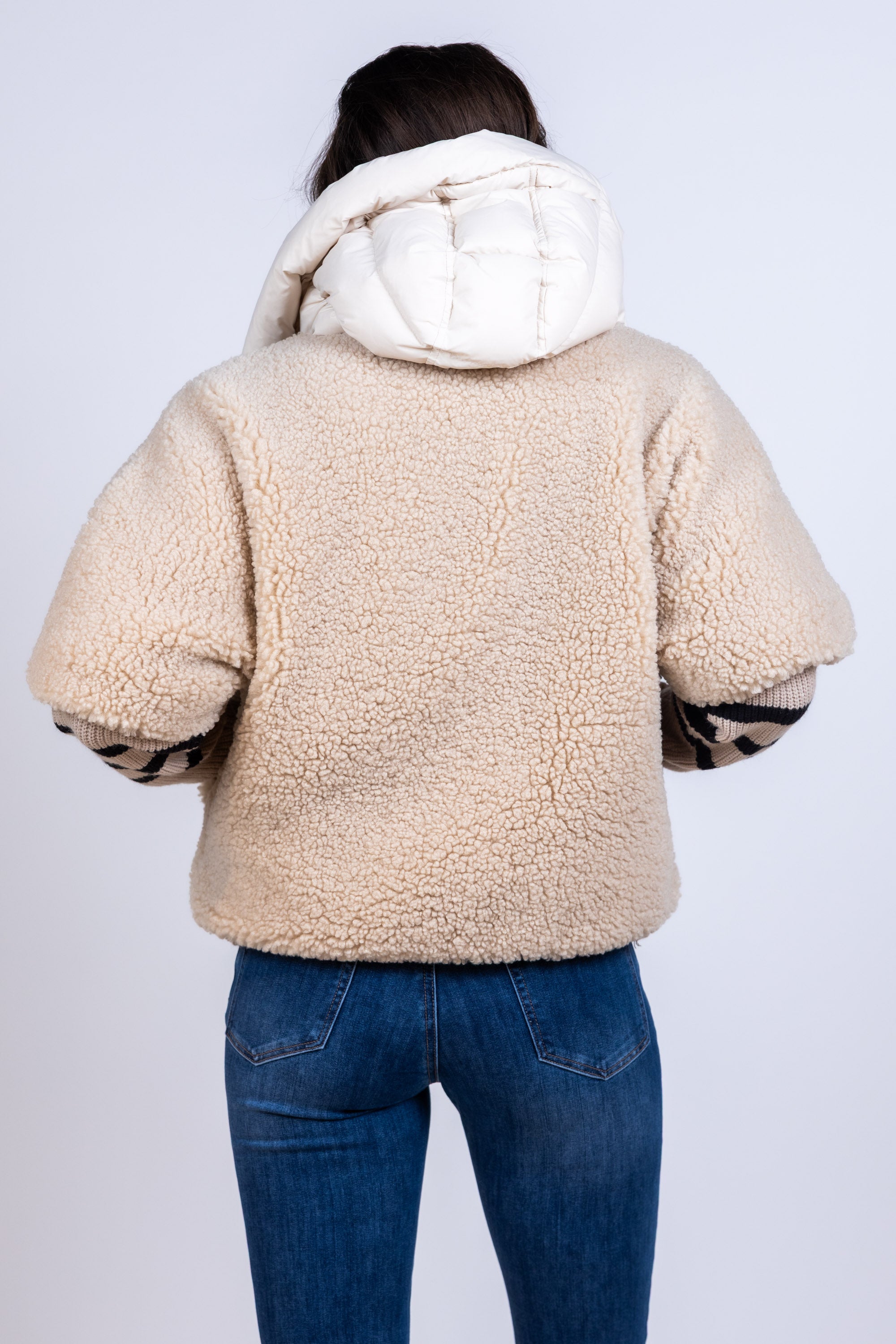 Jas met rits - Taupe