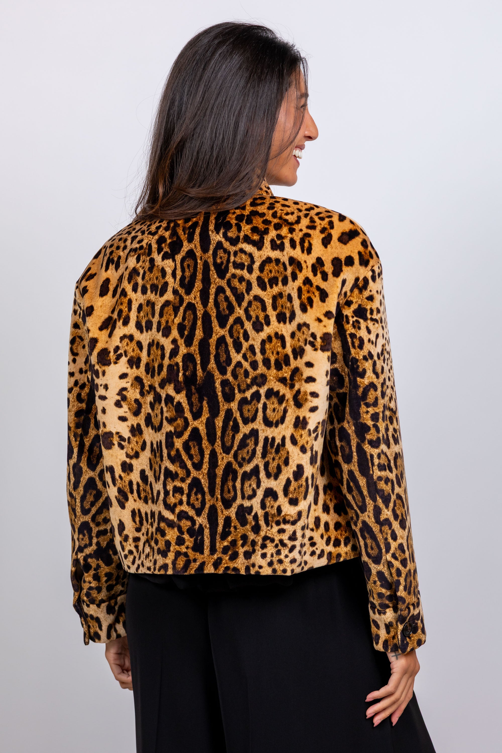 Jasje met print - Camel