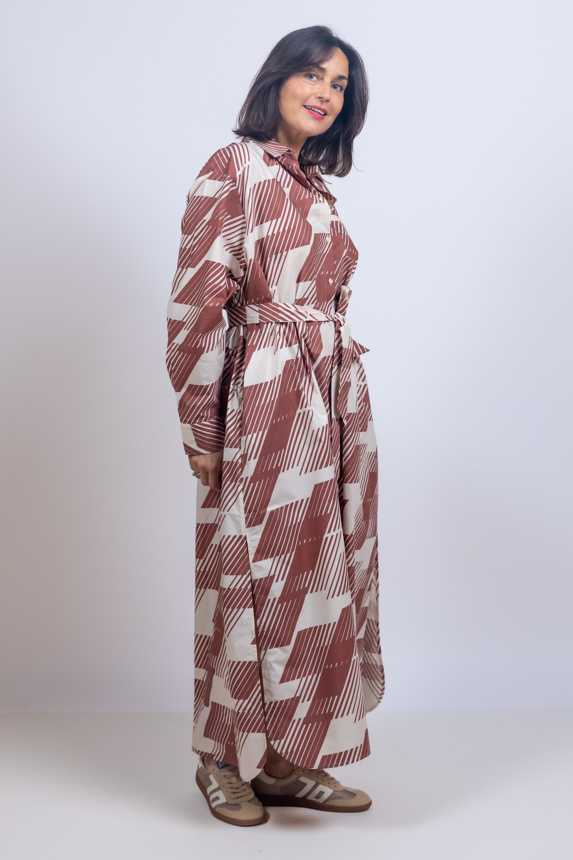 Jurk met ceintuur - Vicunia