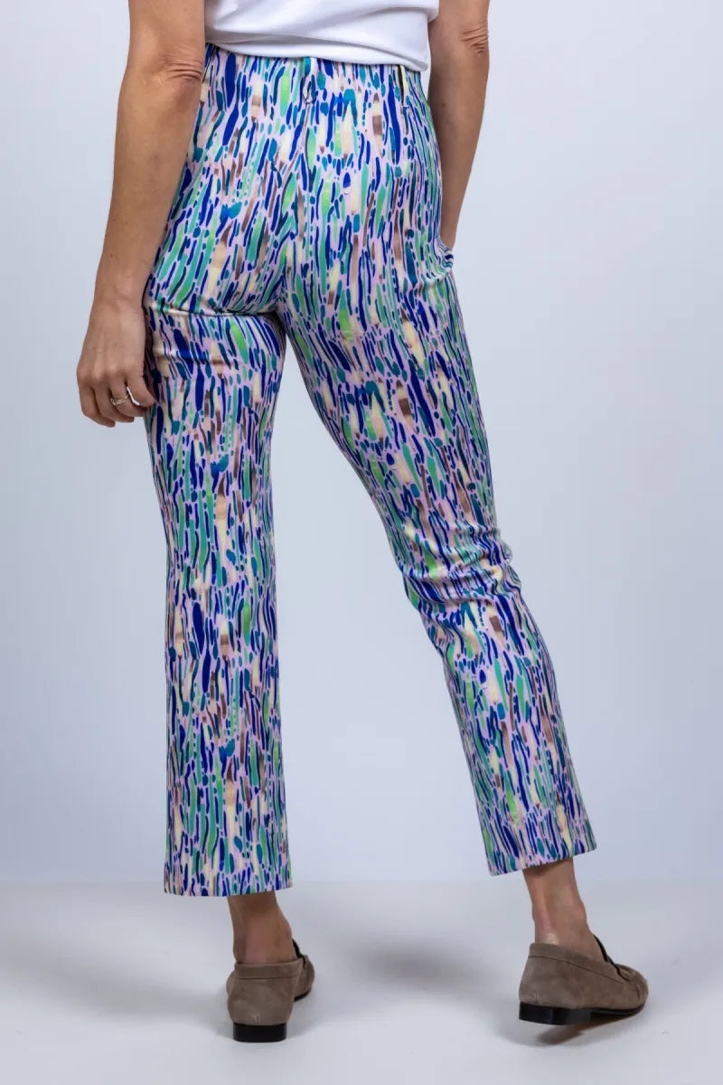 MARCCAIN COLLECTIE MARCCAIN COLLECTIE AC.81.65 J09 Broek met print - Roze