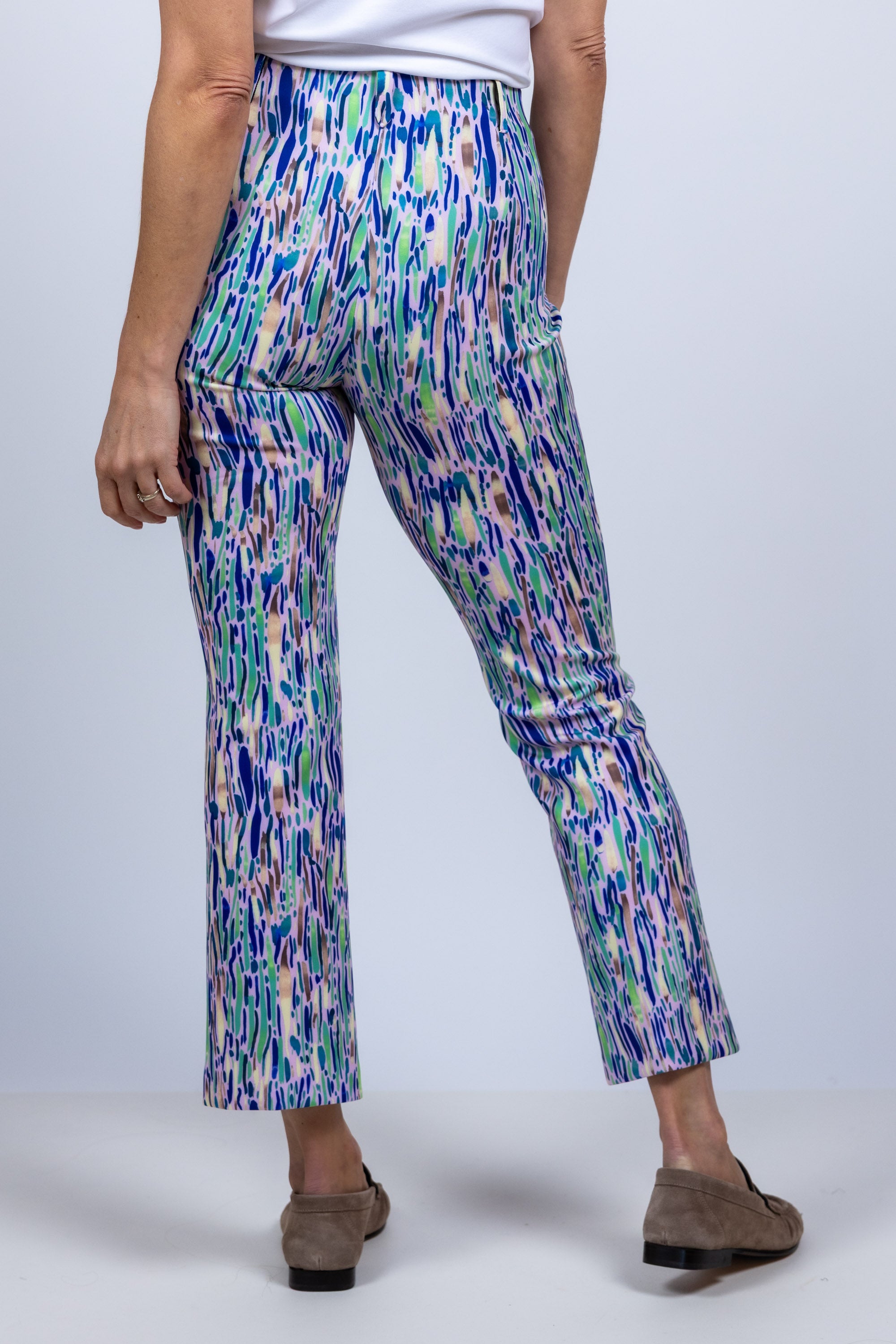 Broek met print - Roze