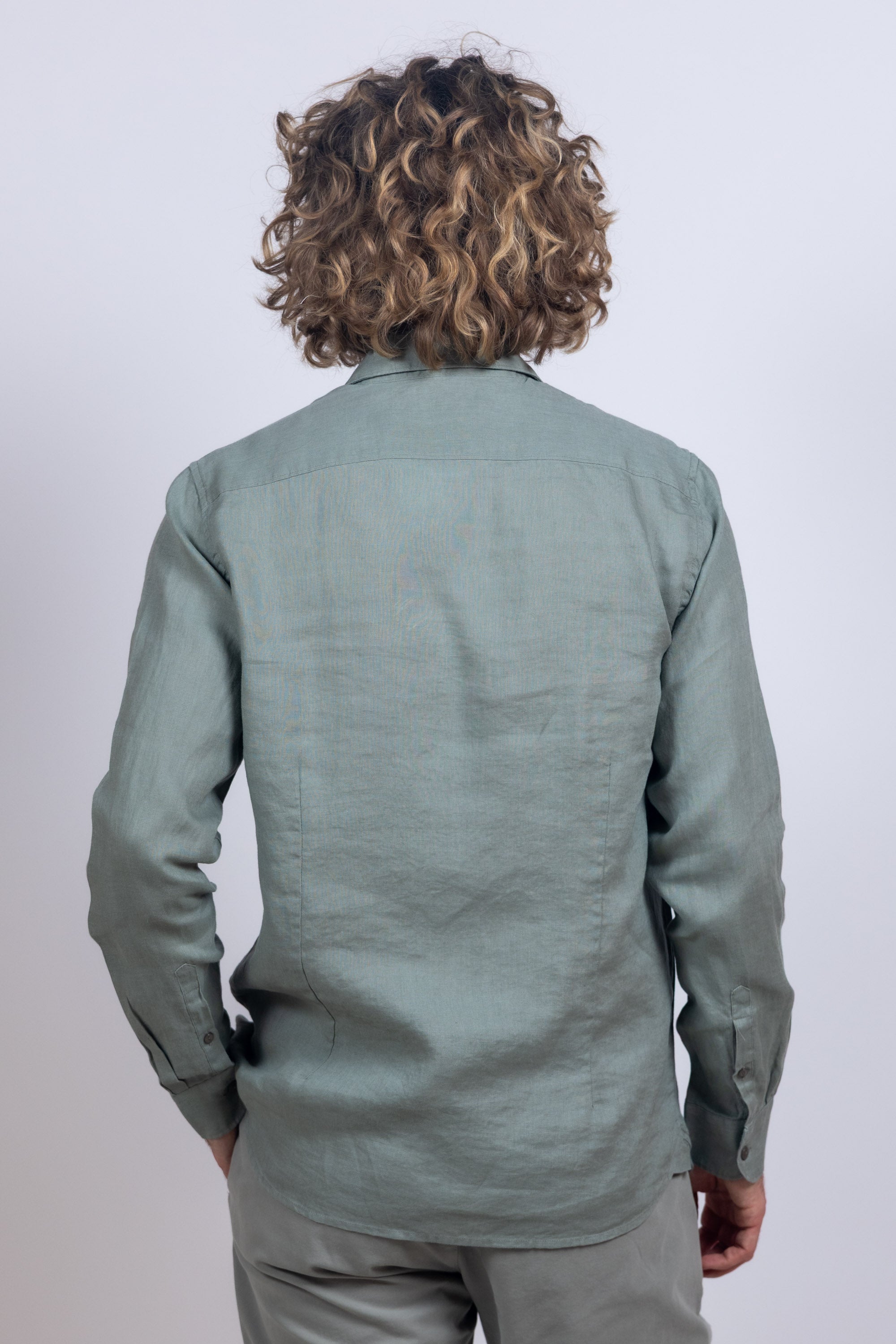 Shirt met knopen - Khaki