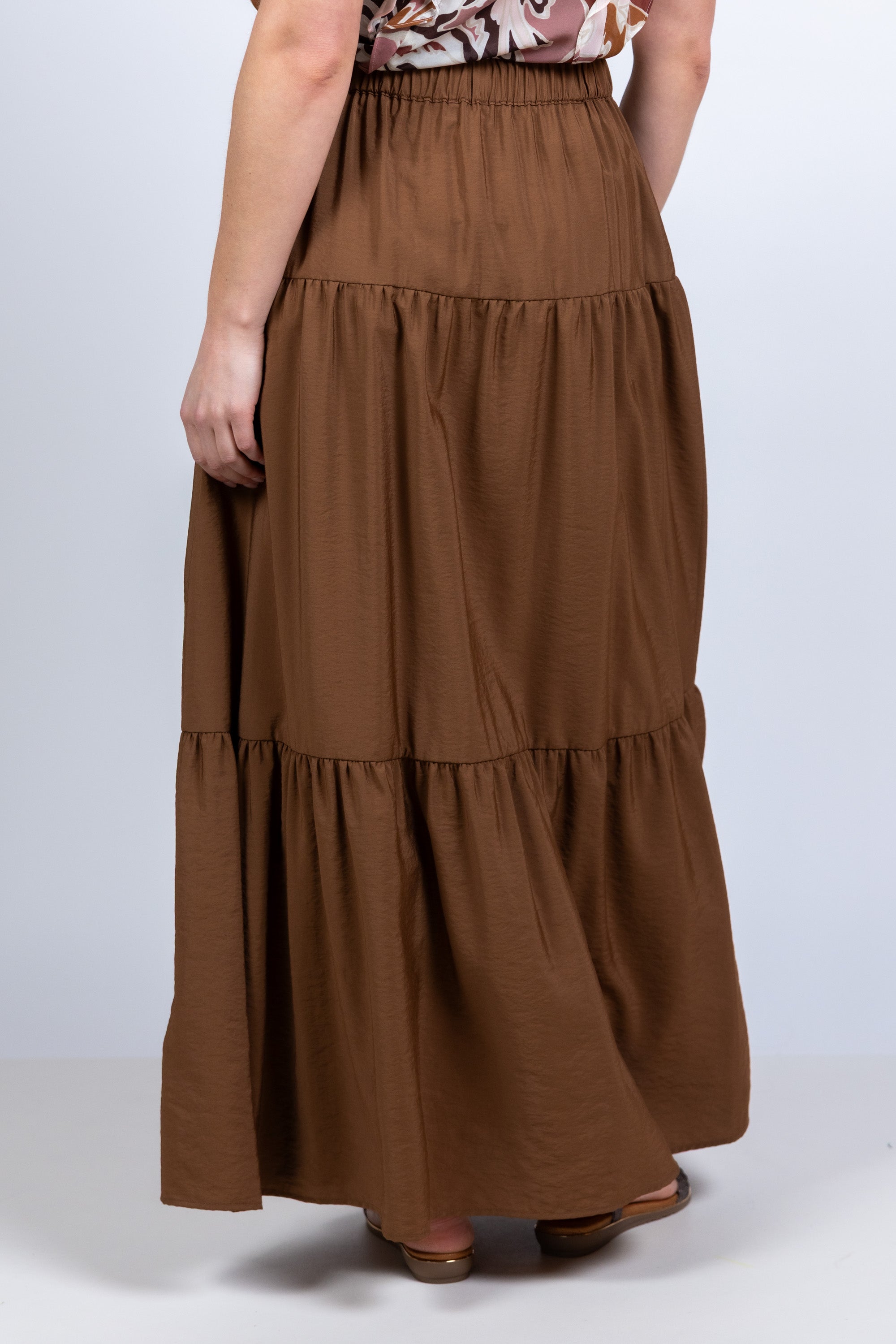 Rok met volant - Cognac