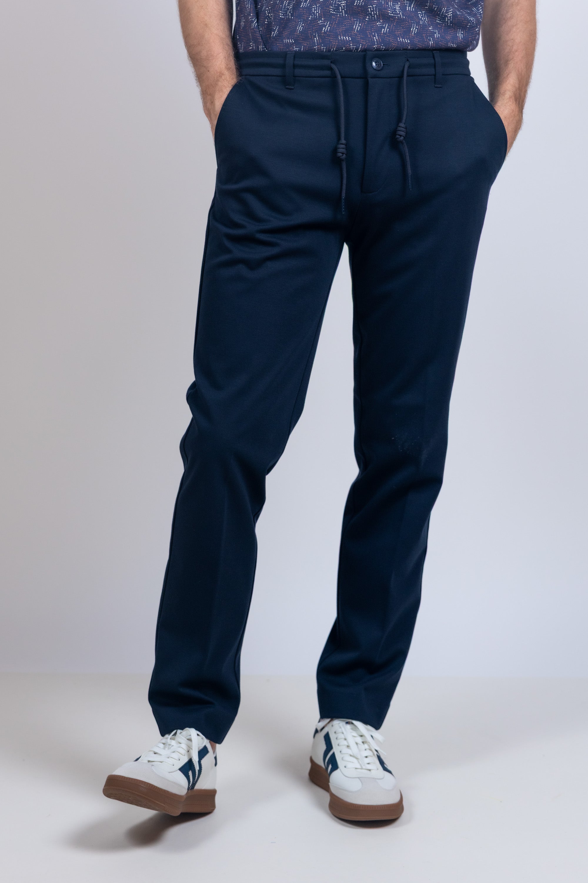 Broek met koord - Marine