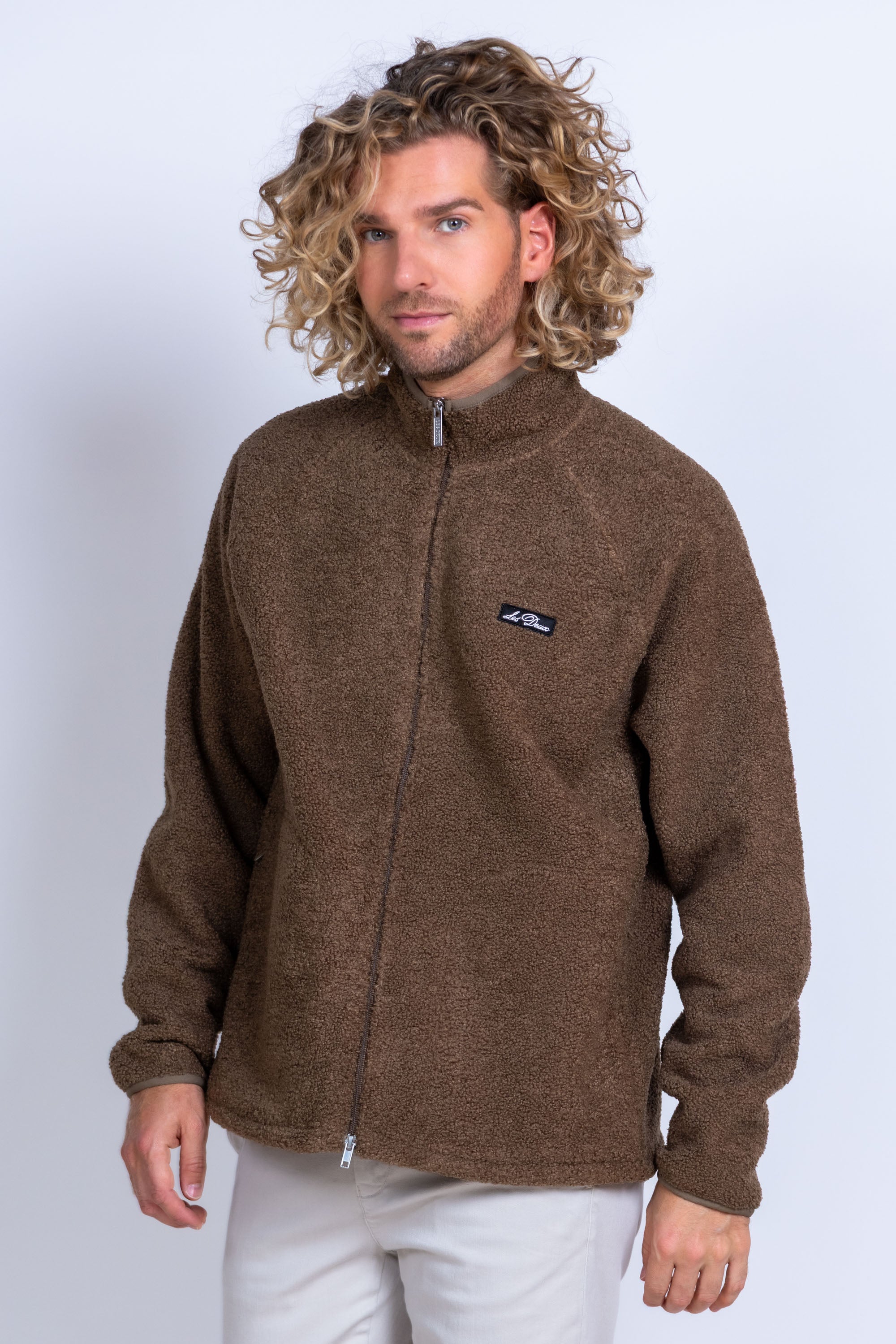 Fleece jack - Camel