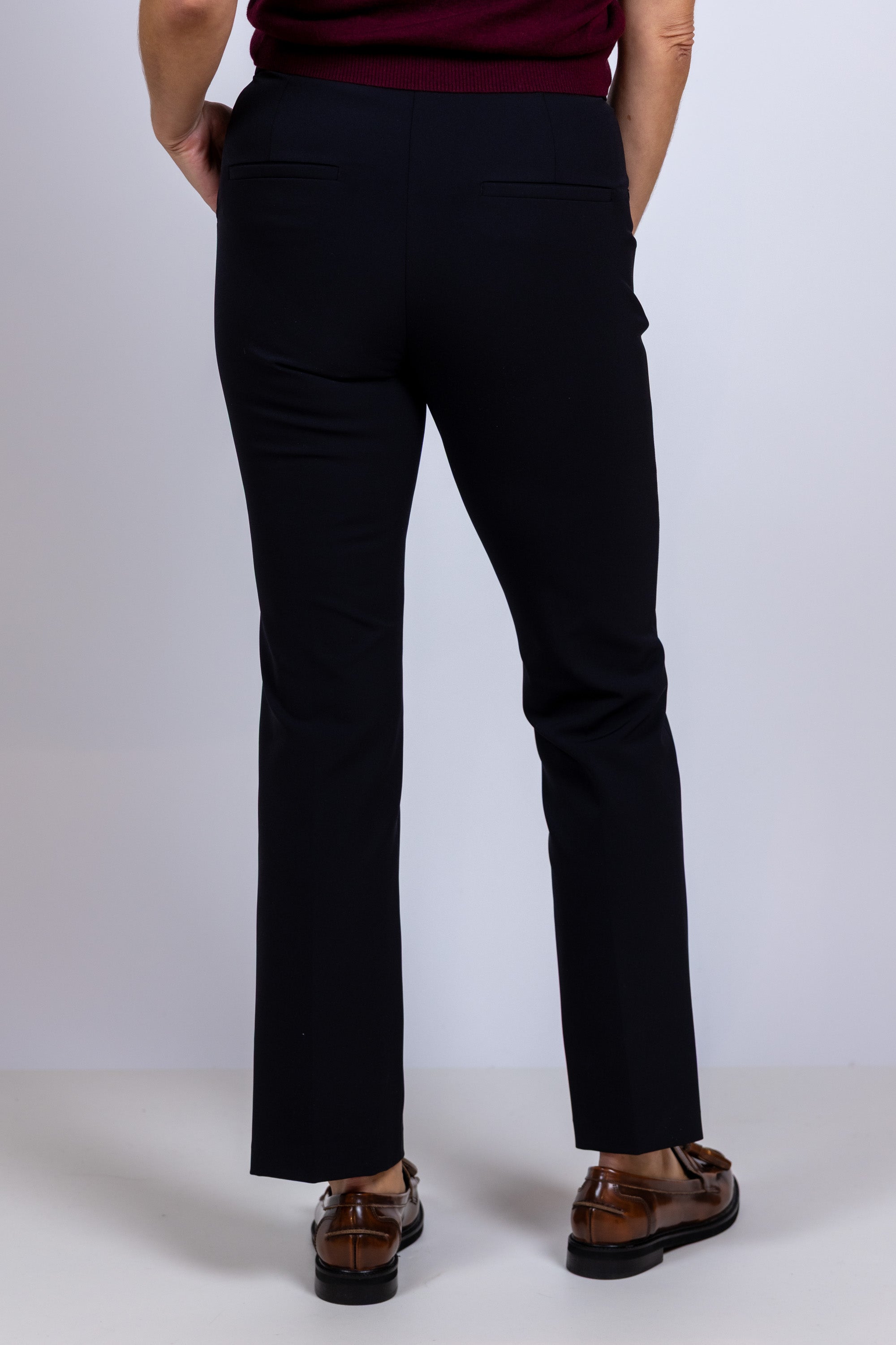 Broek met rechte pijpen - Zwart