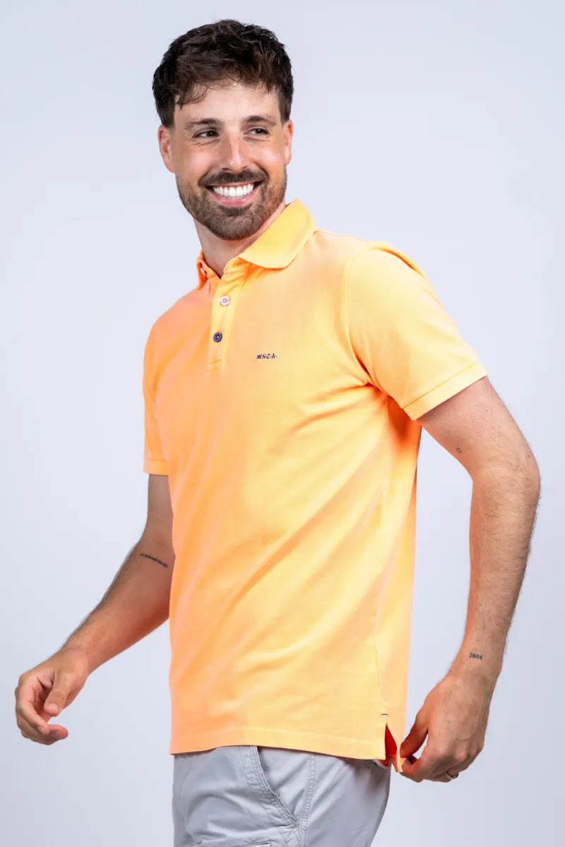 NEW ZEALAND AUCKLAND NEW ZEALAND AUCKLAND 26CN150 Polo met knopen - Oranje