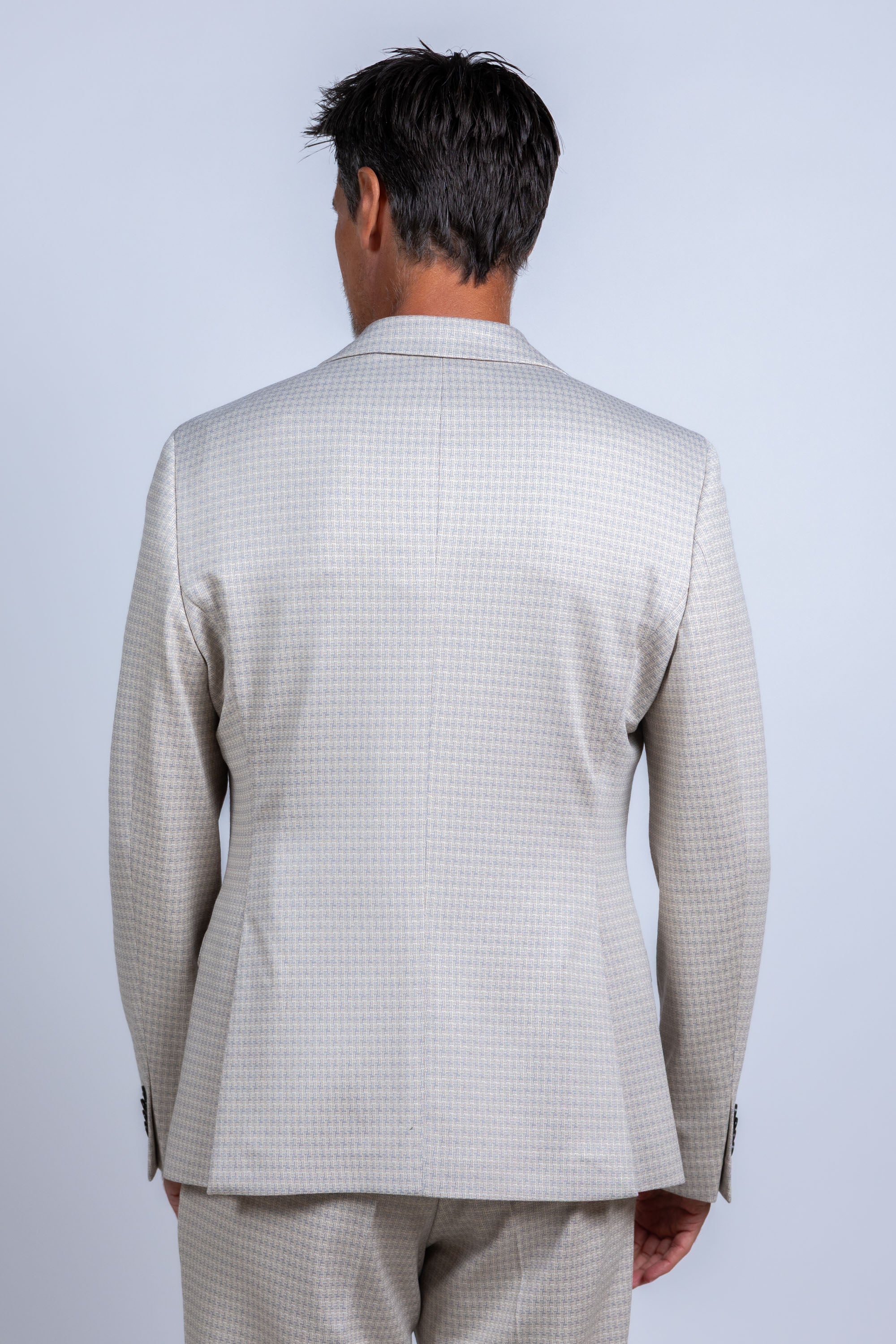 Colbert met ruit - Beige
