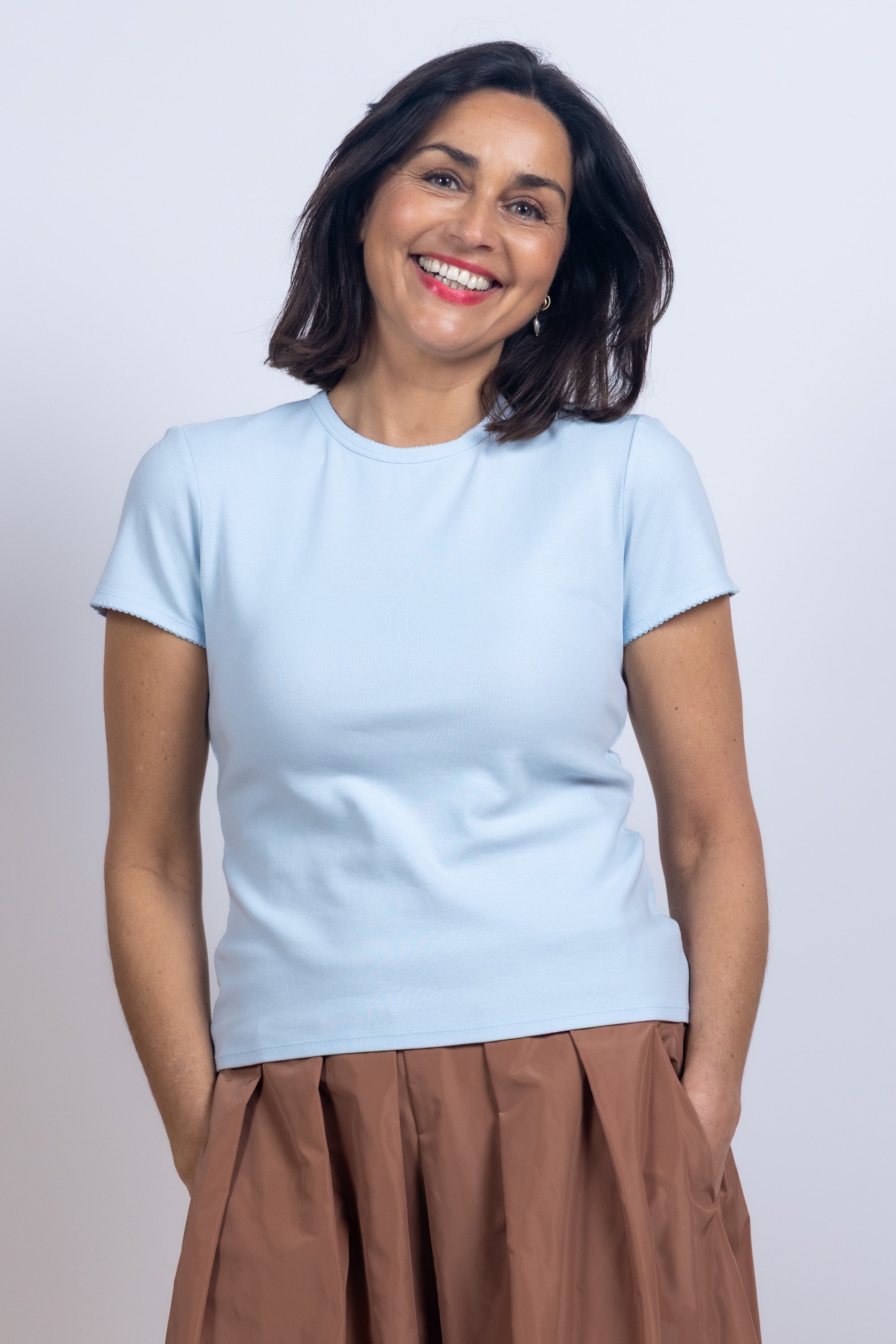 T-shirt met korte mouwen - Bleu