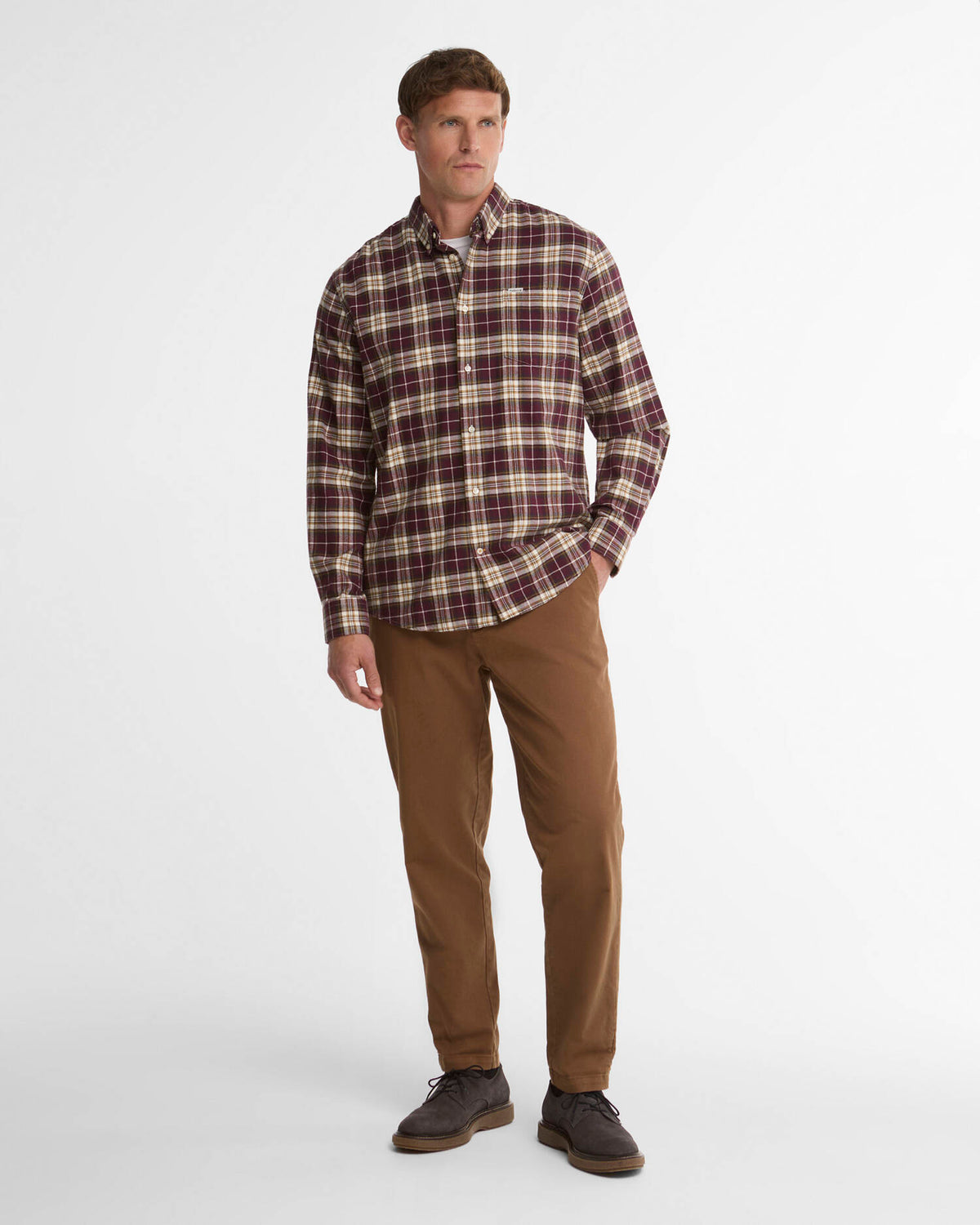 BARBOUR BARBOUR MSH5637 donkerrood