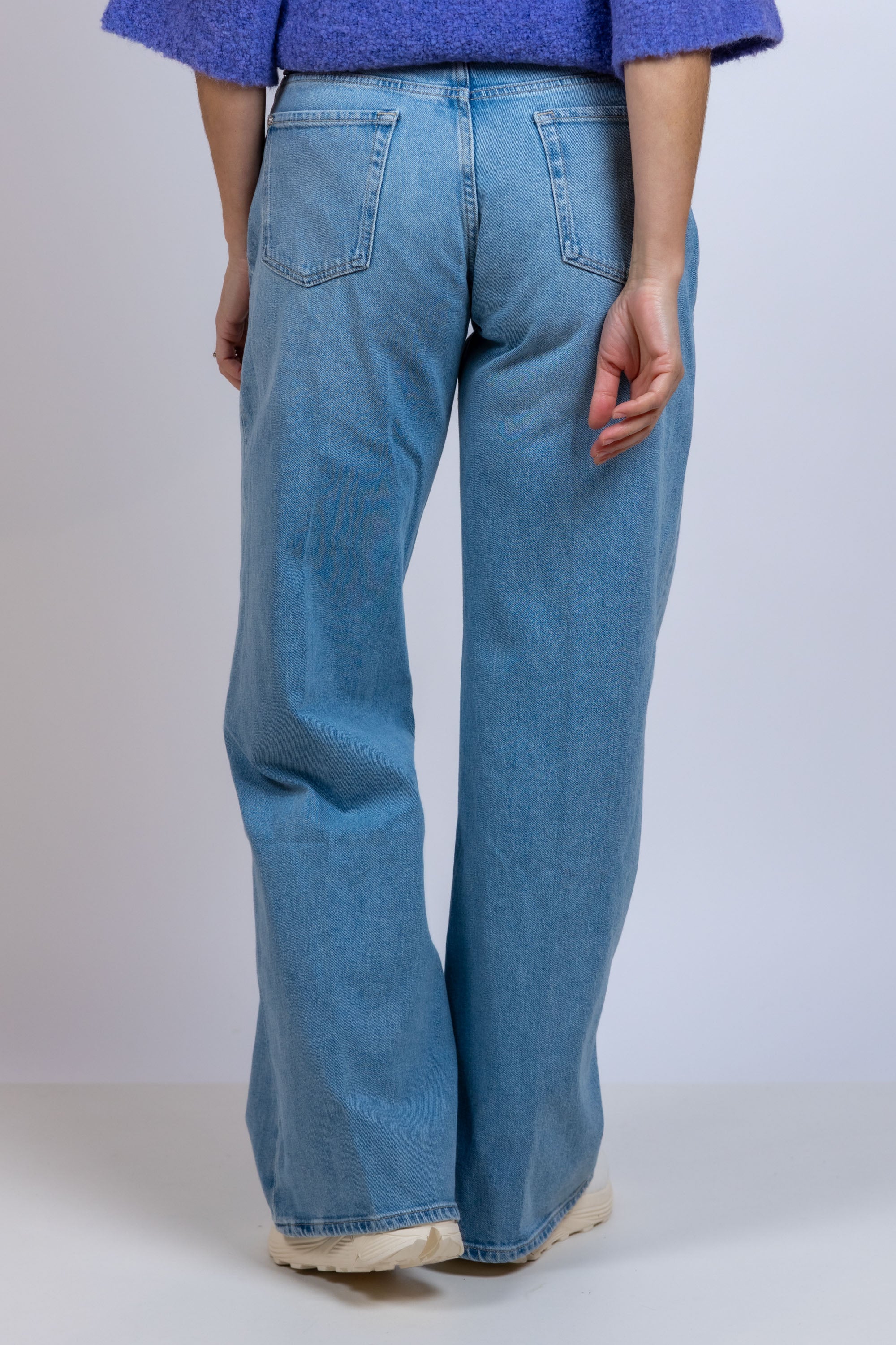 Jeans met wijde pijpen - Licht jeans