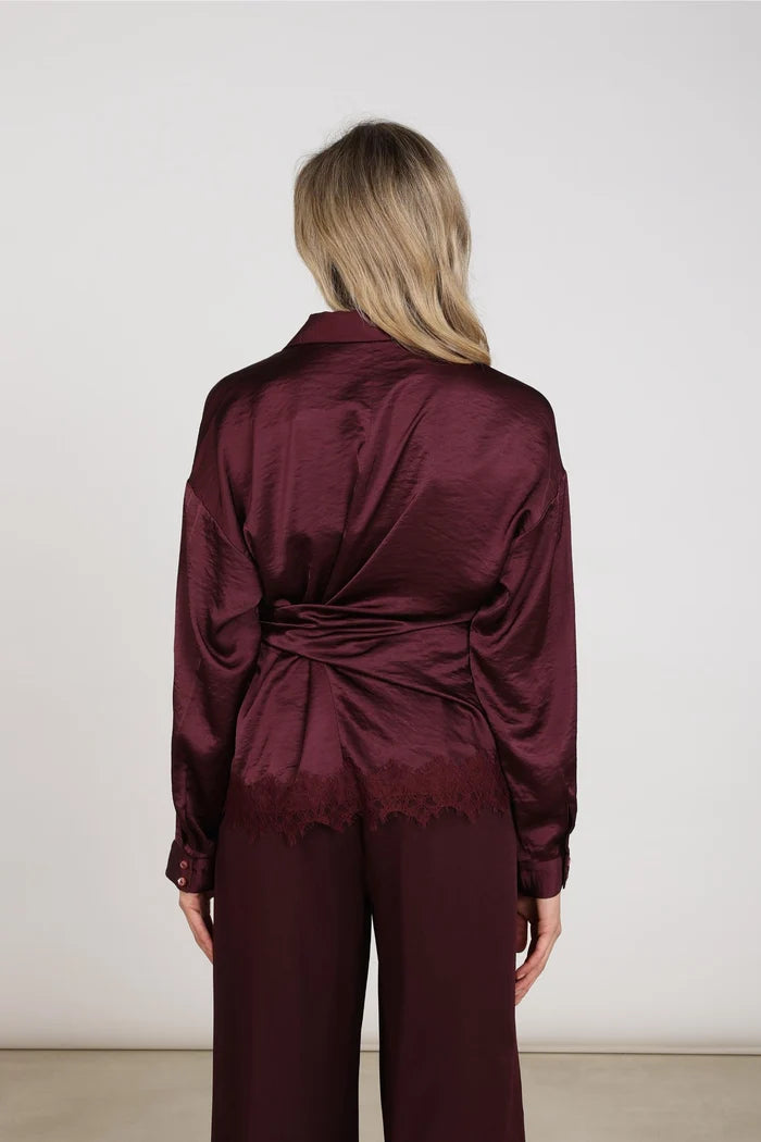 NUKUS NUKUS NKF02175 donkerbordeaux