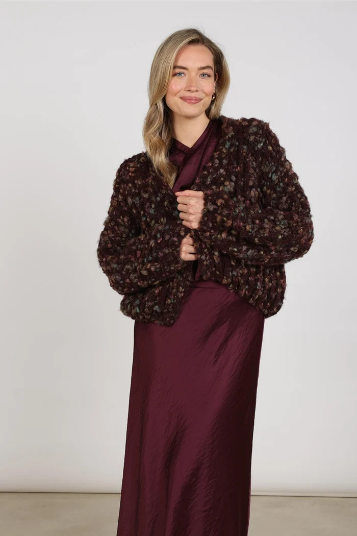 NUKUS NUKUS NKF05041 donkerbordeaux
