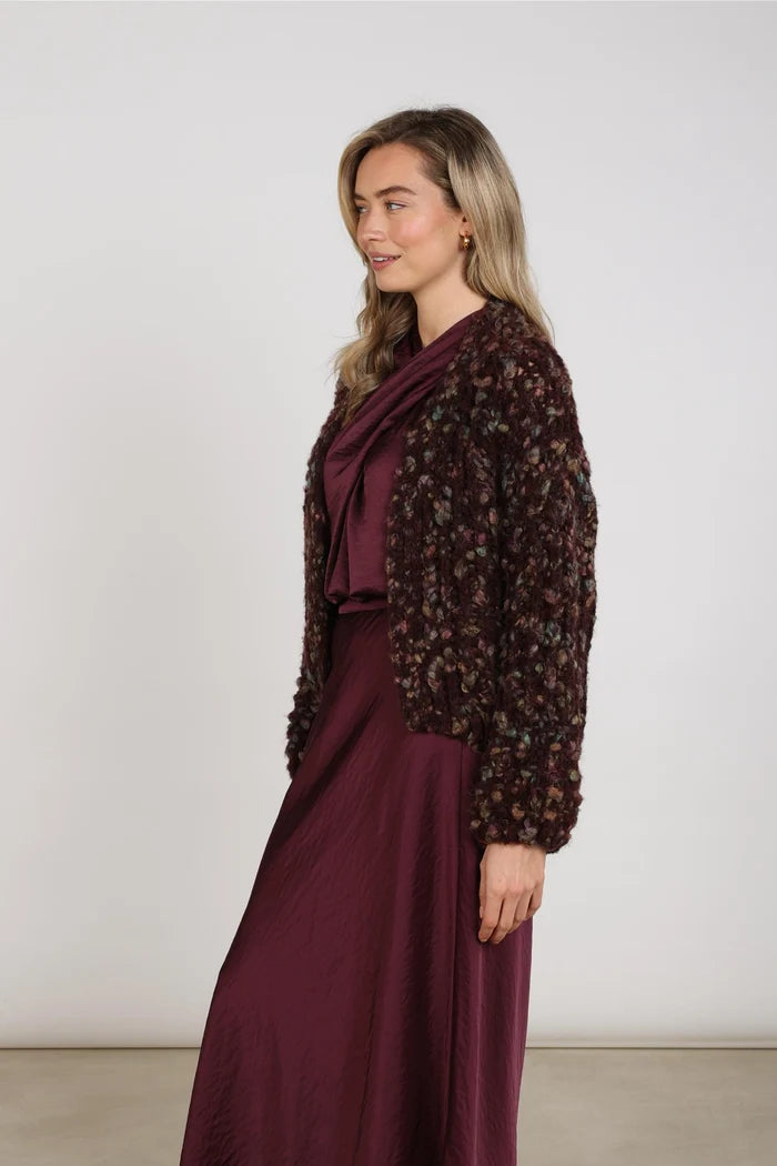 NUKUS NUKUS NKF05041 donkerbordeaux