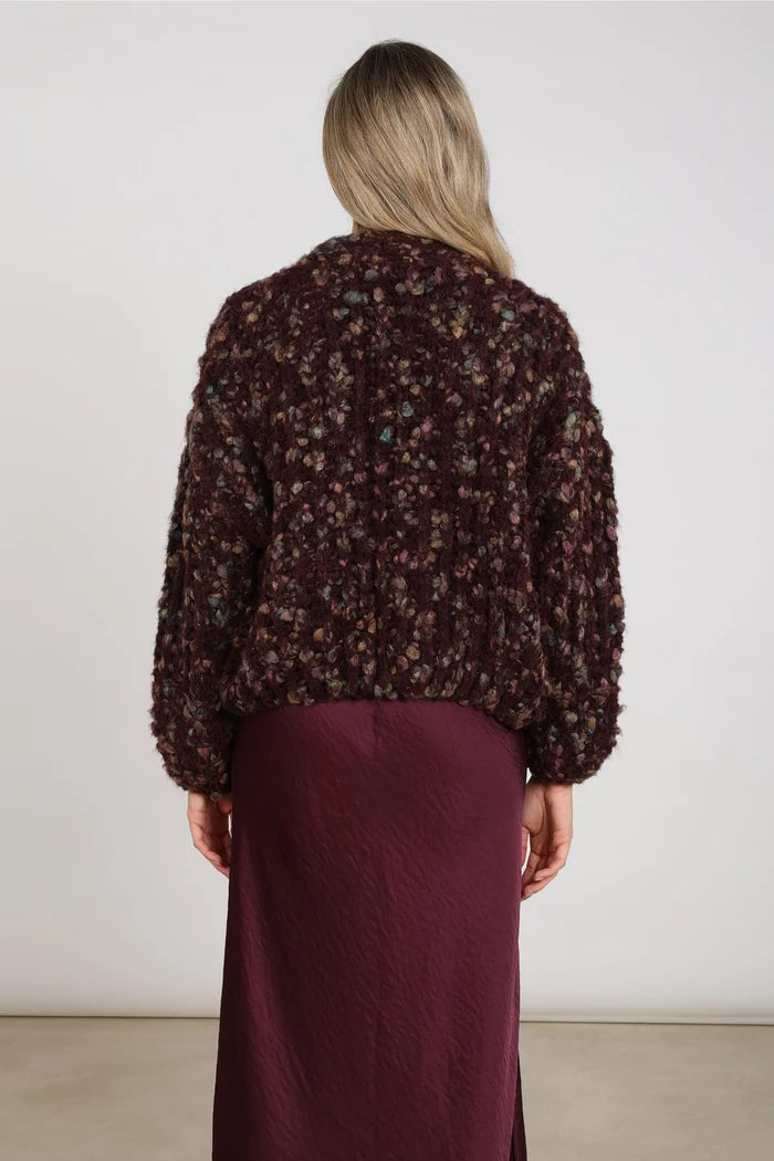 NUKUS NUKUS NKF05041 donkerbordeaux