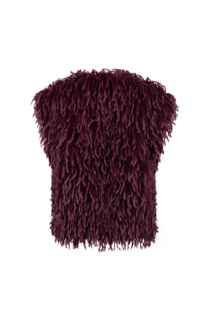 NUKUS NUKUS NKF08026 donkerbordeaux