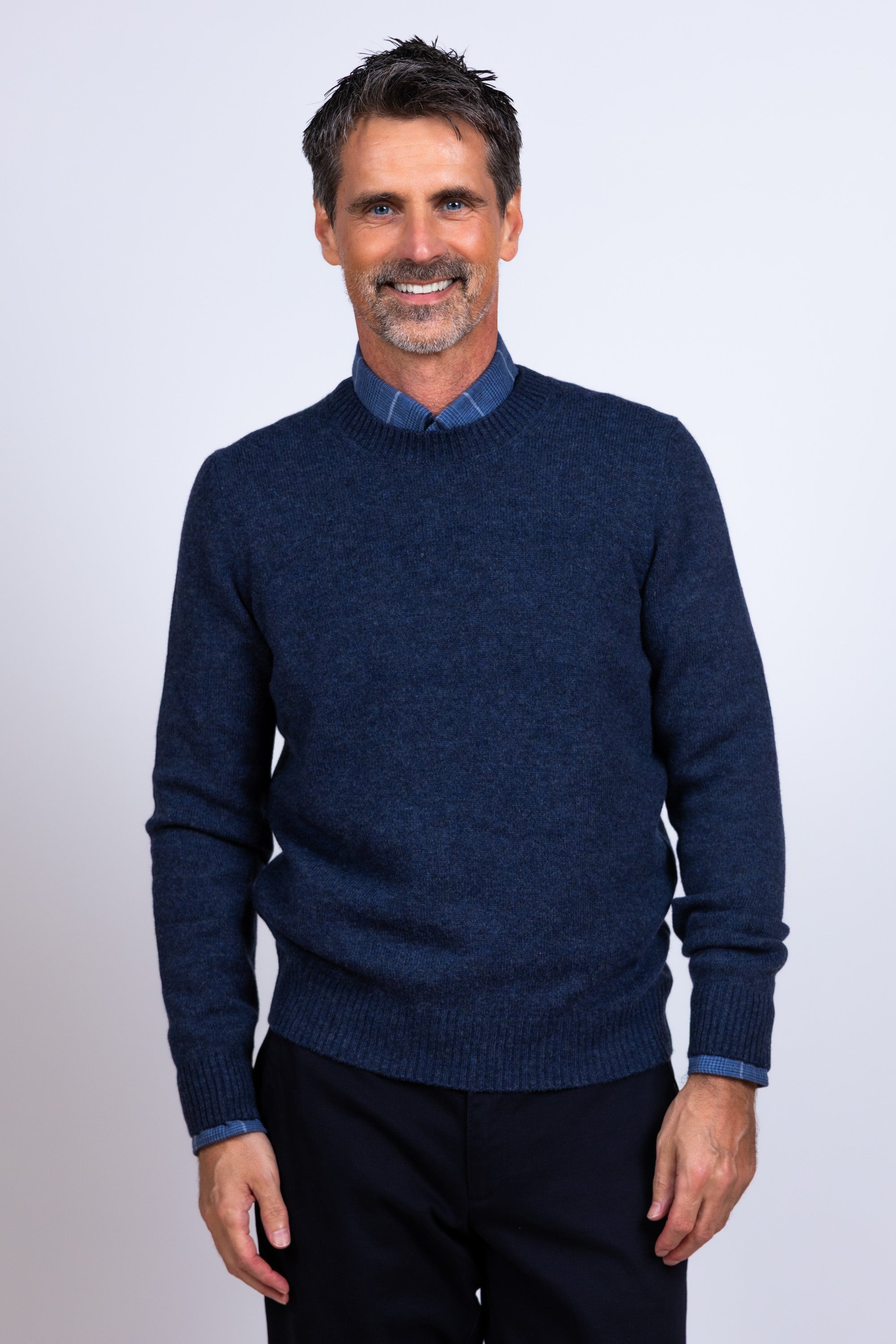 Trui met ronde hals - Inkt