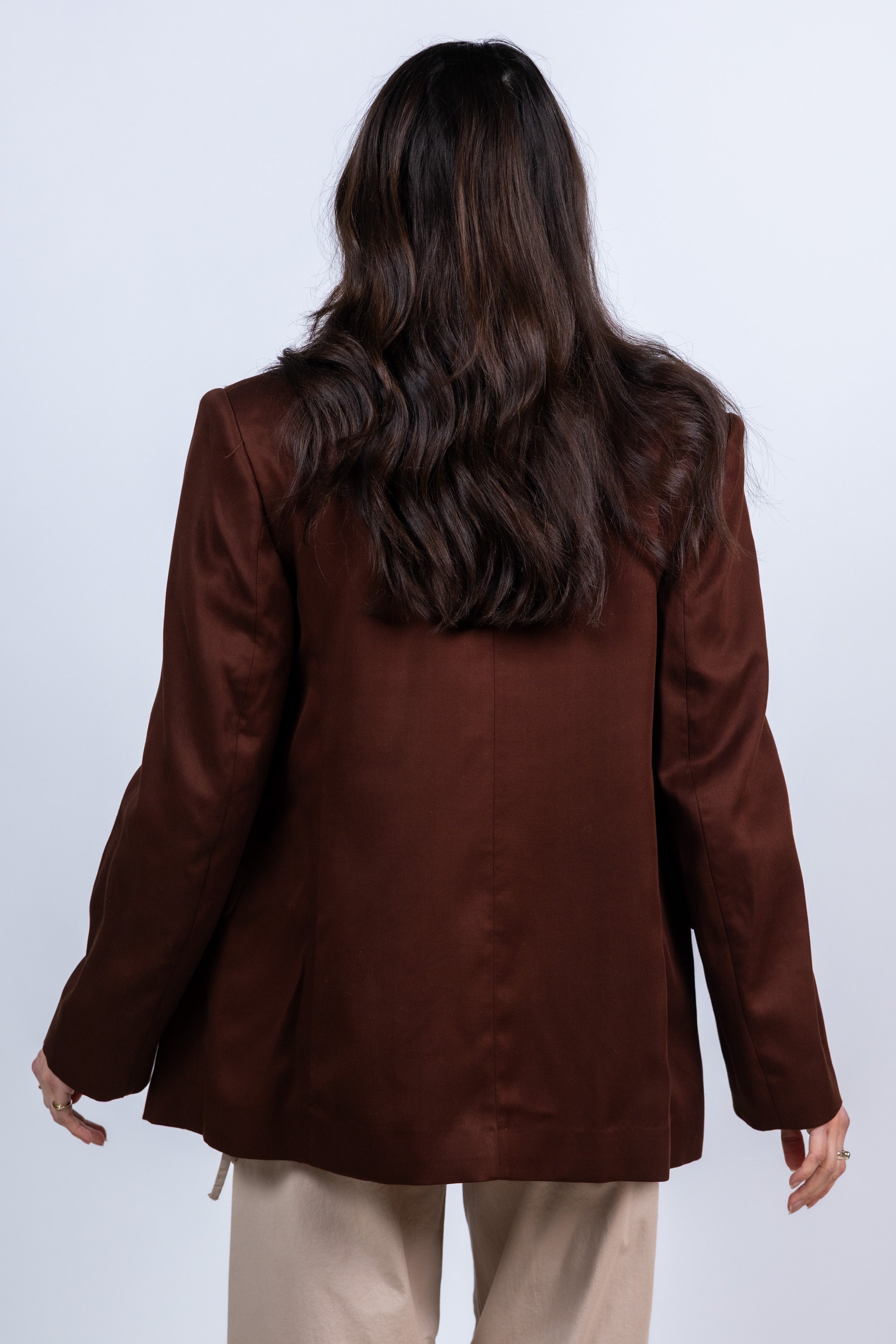 Blazer met knopen - Bruin