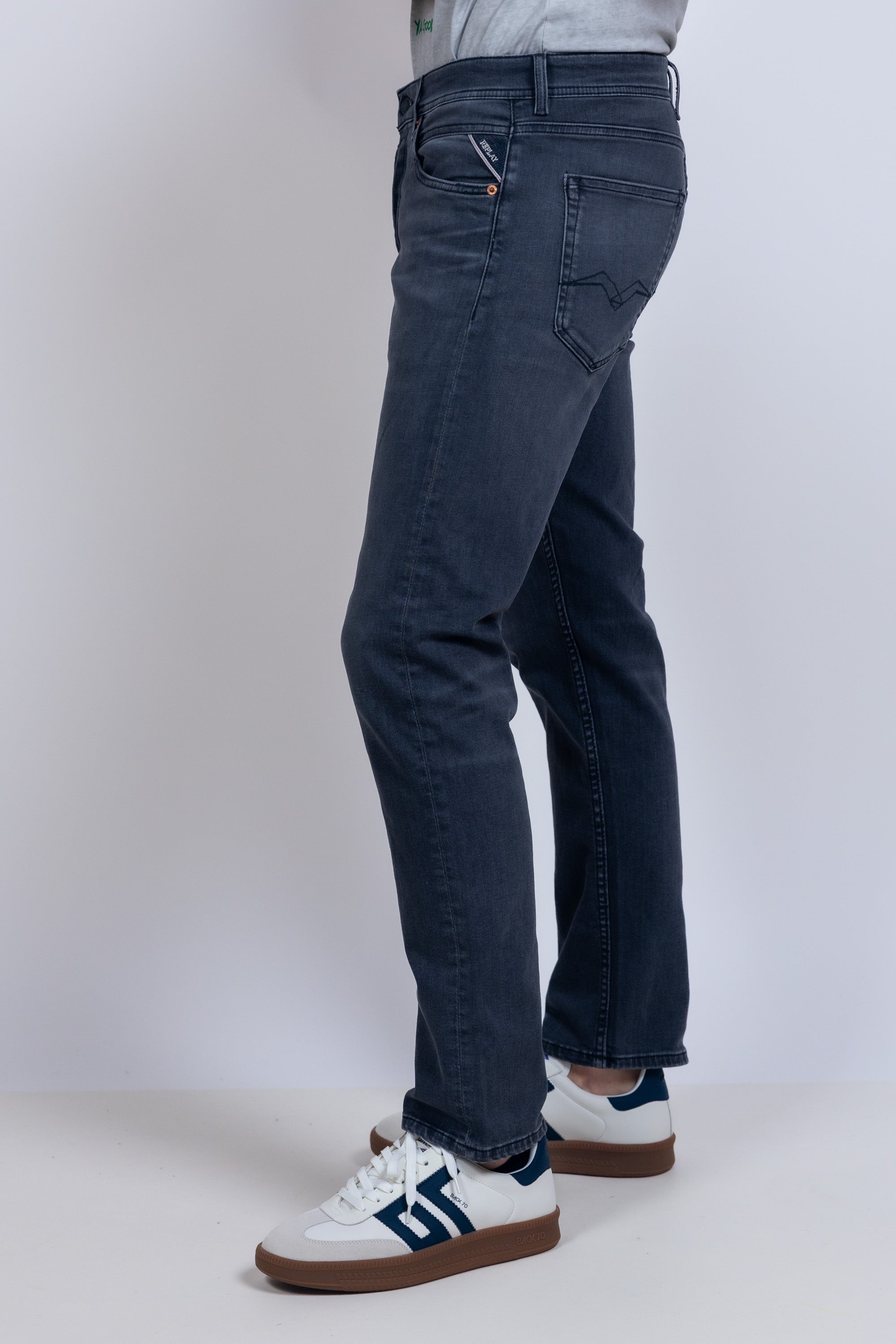 Slimfit jeans - Grijsdenim