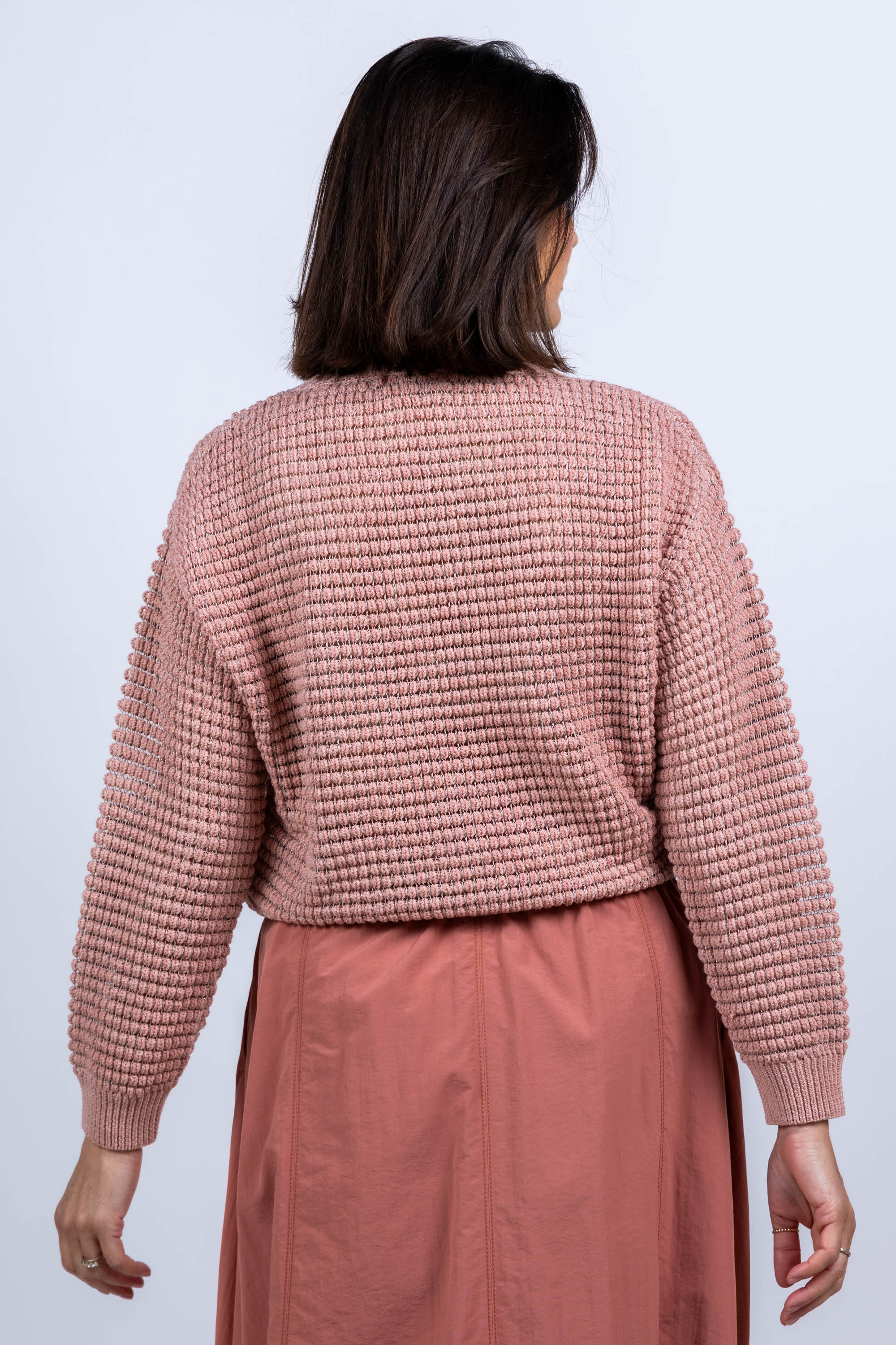Trui met structuur - Roze