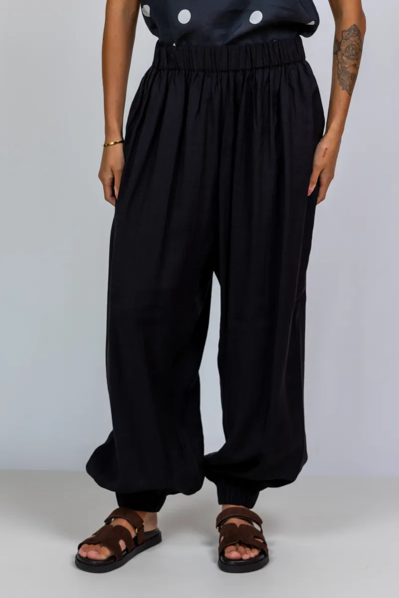 CPH MUSE CPH MUSE 208340 tenley pan Broek met elastische taille - Zwart