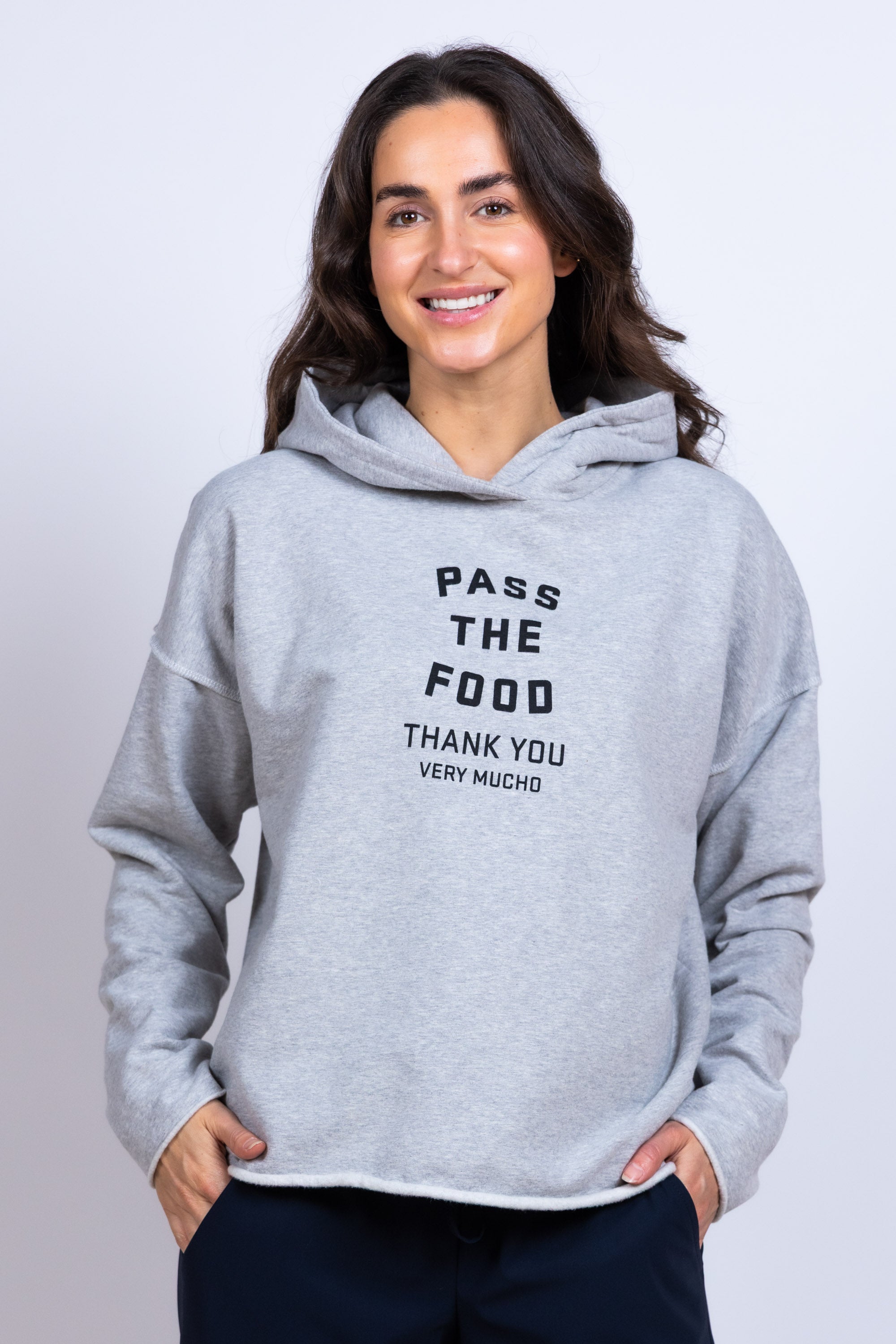 Trui met capuchon - Lichtgrijs