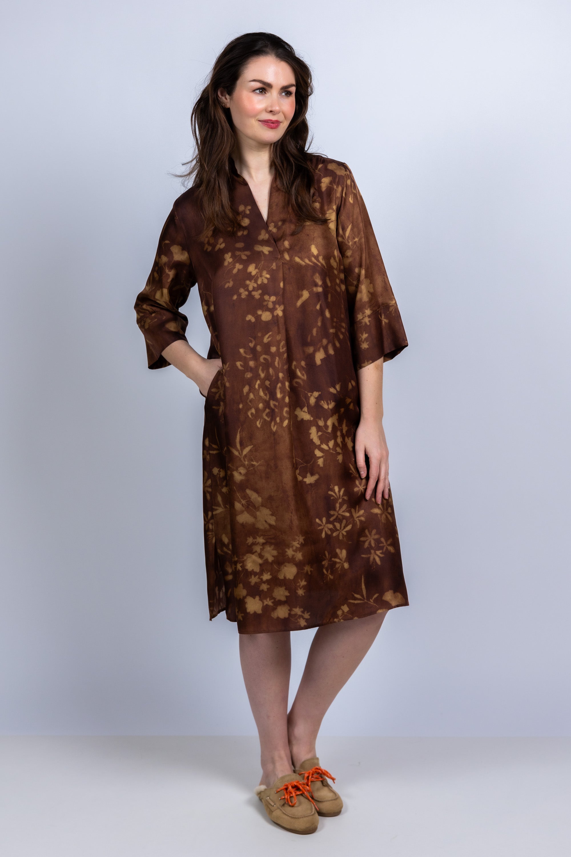Jurk met bloemenprint - Vicunia