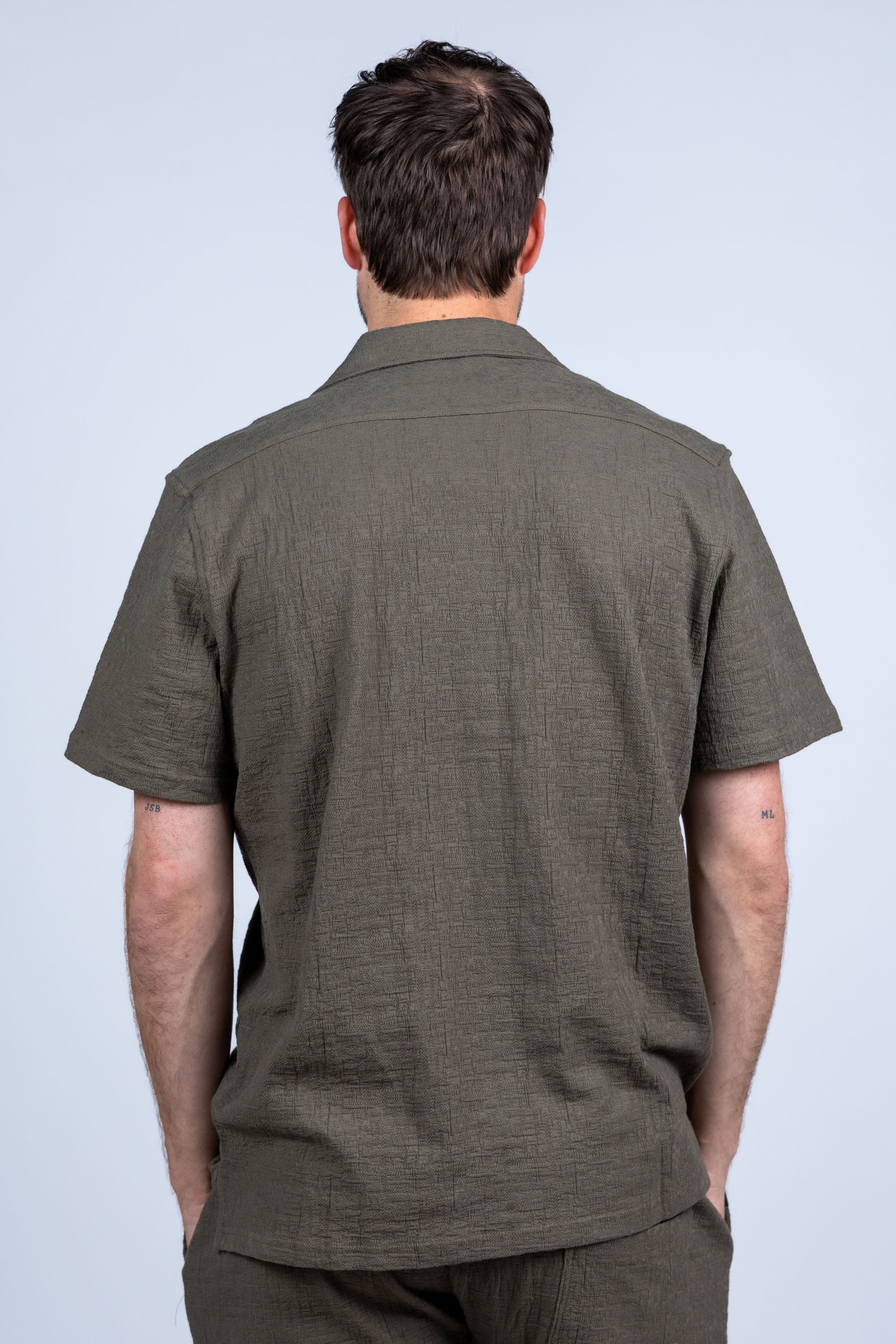 Shirt met korte mouwen - Bronsgroen
